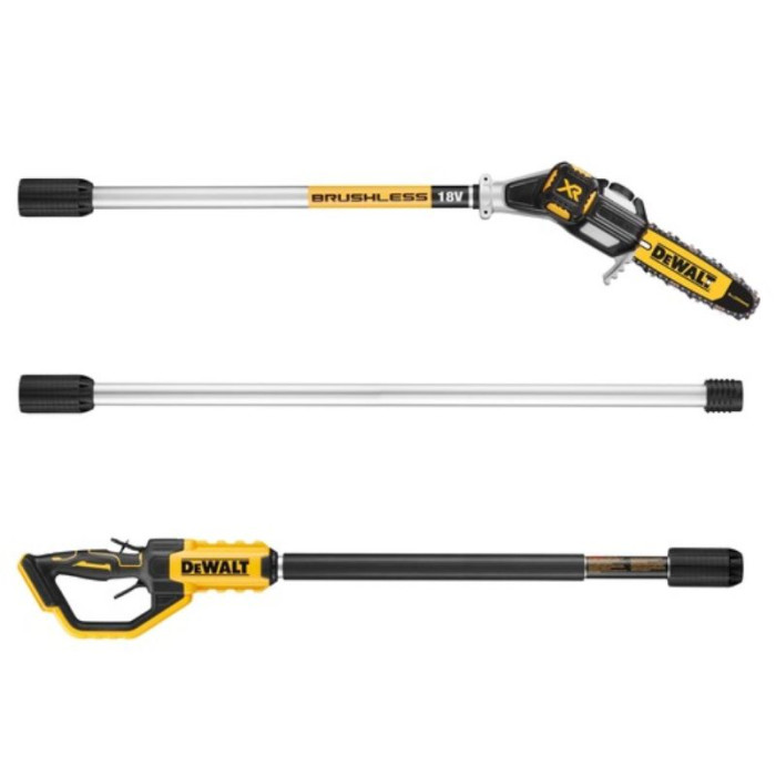 Elagueuse sur perche à batterie Dewalt 18V coupe 20cm | Pack de démarrage