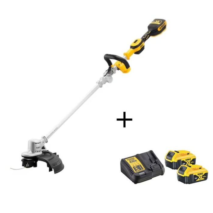Coupe bordure à batterie XR 18V Dewalt DCMST561N - 2 batteries 5Ah + chargeur | Pack de démarrage