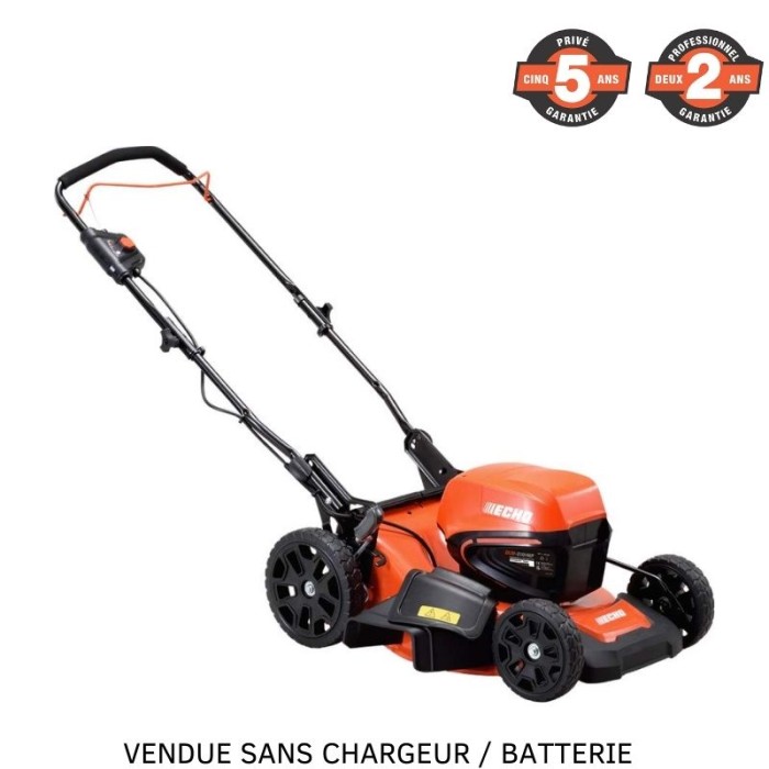 Tondeuse poussée à batterie Echo DLM310/46P nue - coupe 46 cm