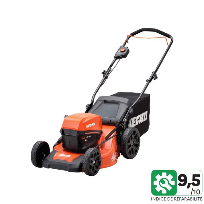 Tondeuse poussée à batterie Echo DLM310/46P nue - coupe 46 cm
