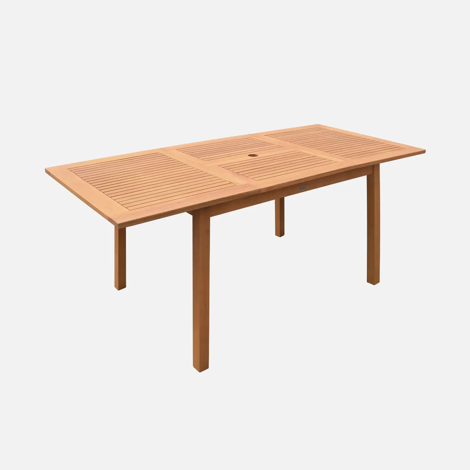 Table de jardin extensible bois d'eucalyptus 6-8 places