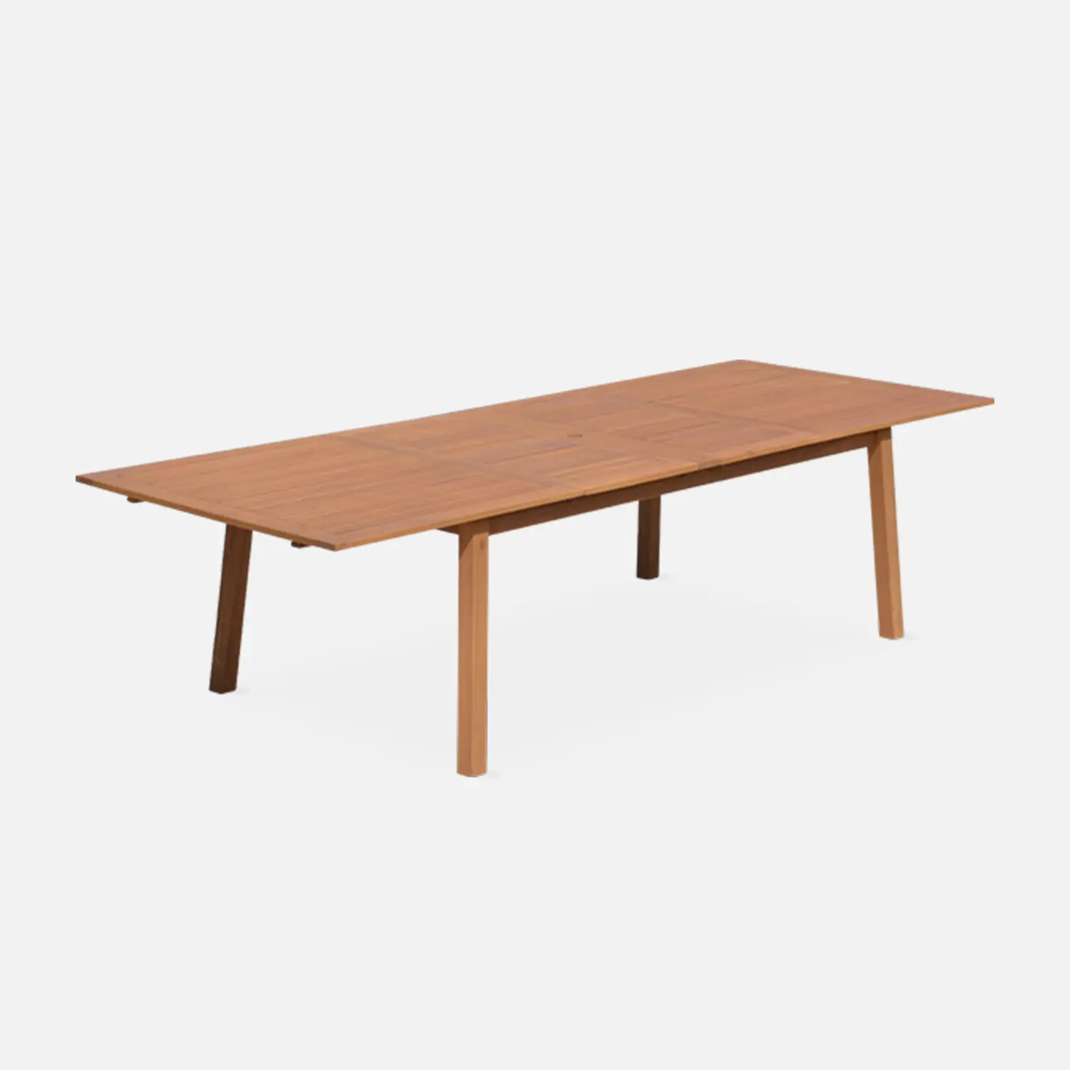 Table de jardin extensible bois d'eucalyptus 12 places
