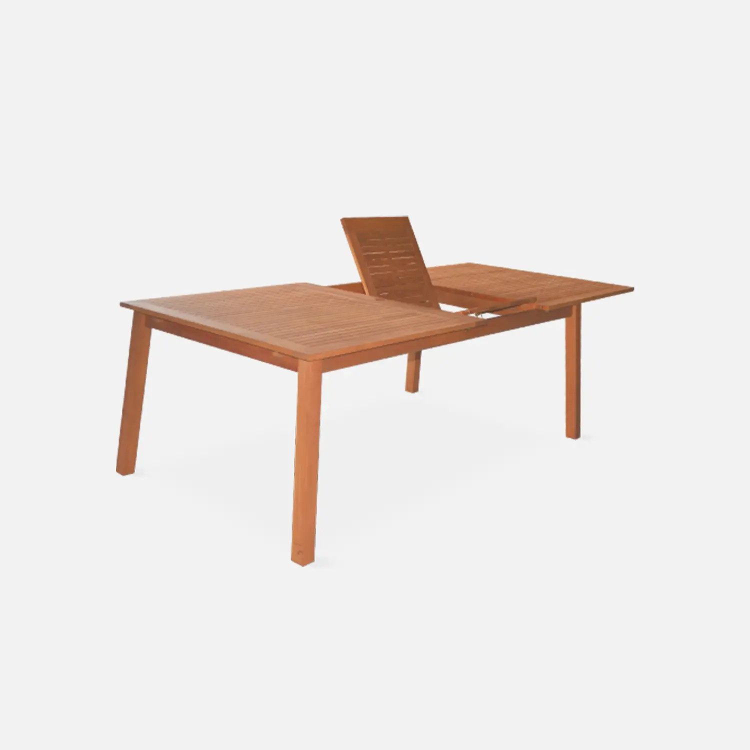 Table de jardin extensible bois d'eucalyptus 12 places
