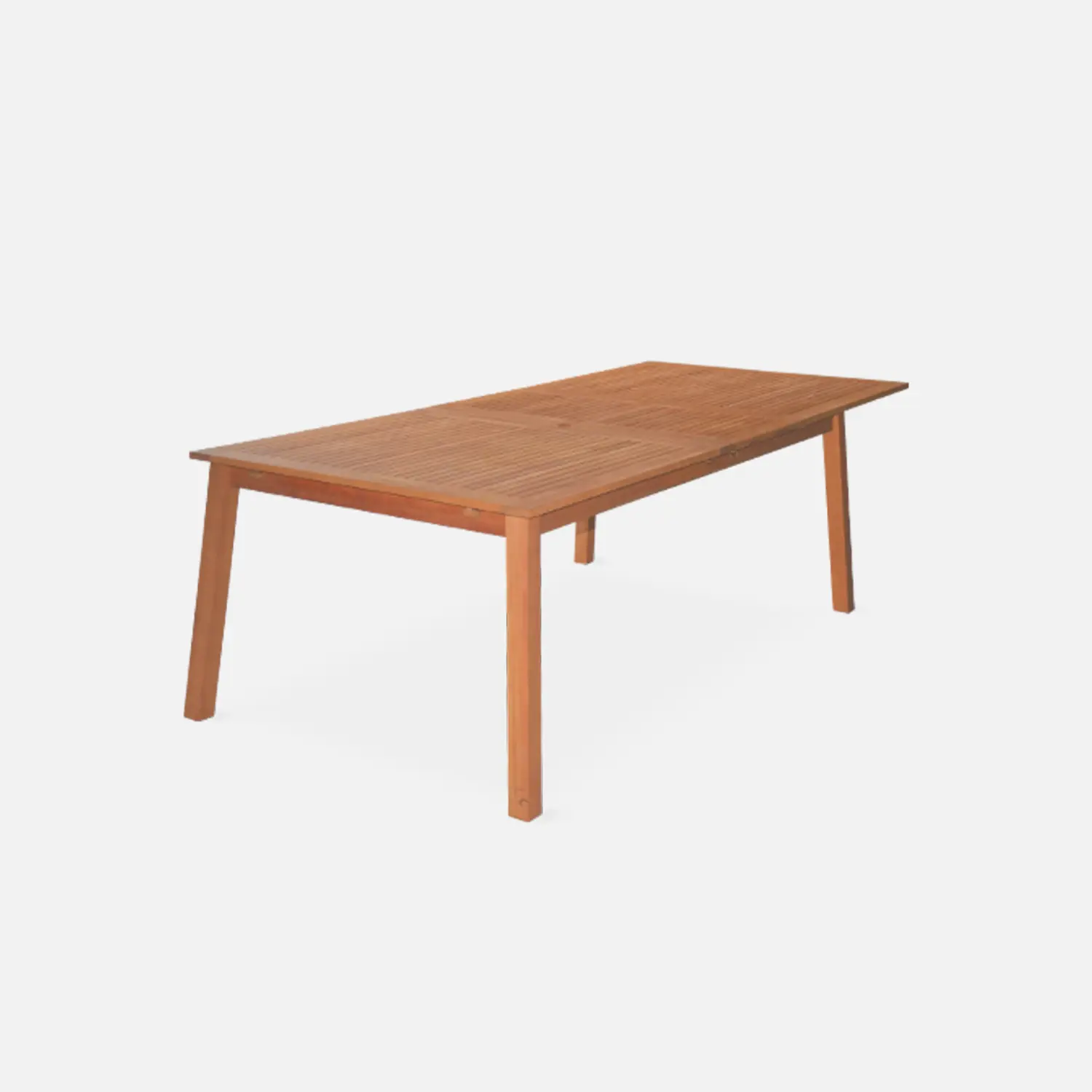 Table de jardin extensible bois d'eucalyptus 12 places