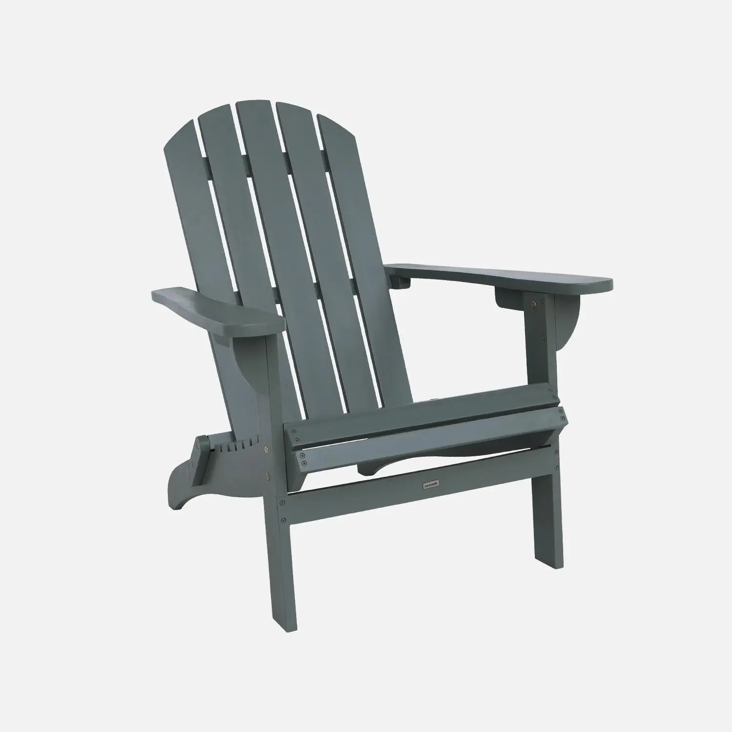 Fauteuil bois d'acacia avec accoudoirs