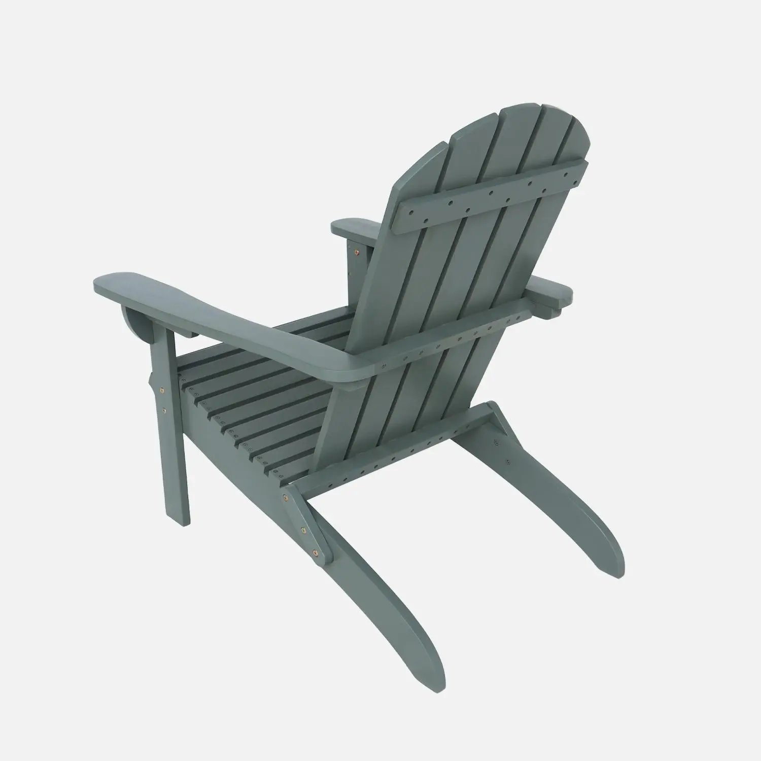Fauteuil bois d'acacia avec accoudoirs