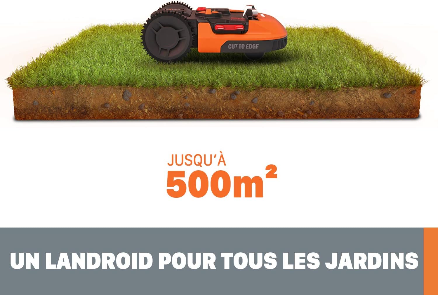 Robot tondeuse connecté Worx Landroid plus WR165E