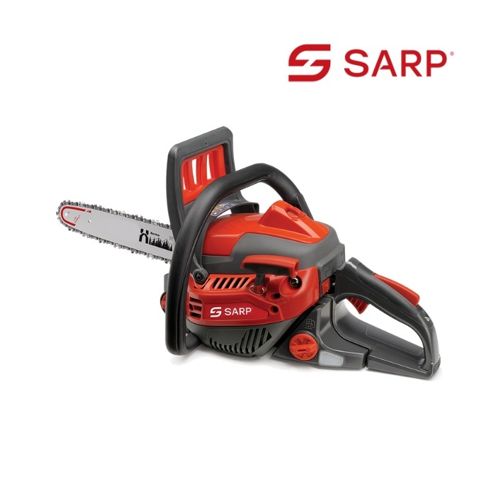 Tronçonneuse thermique SARP G3512, guide chaine 30cm, 34,7 cm³