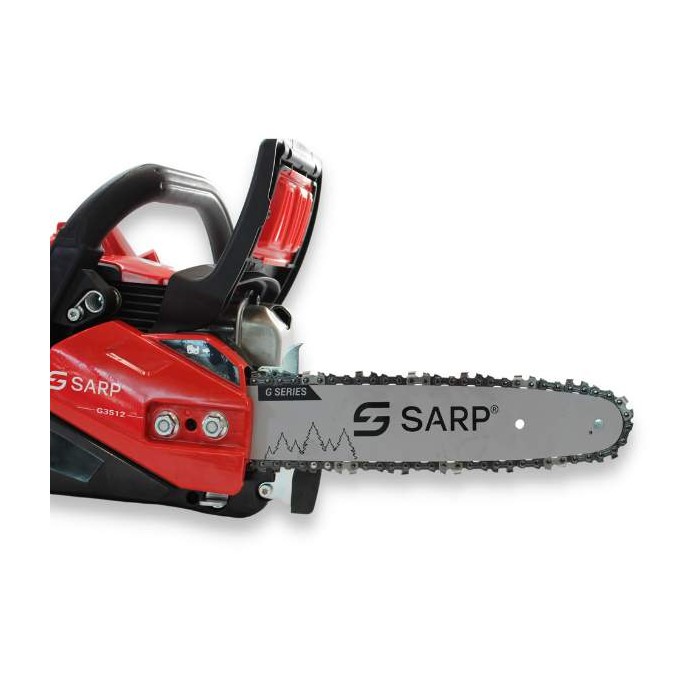 Tronçonneuse thermique SARP G3512, guide chaine 30cm, 34,7 cm³