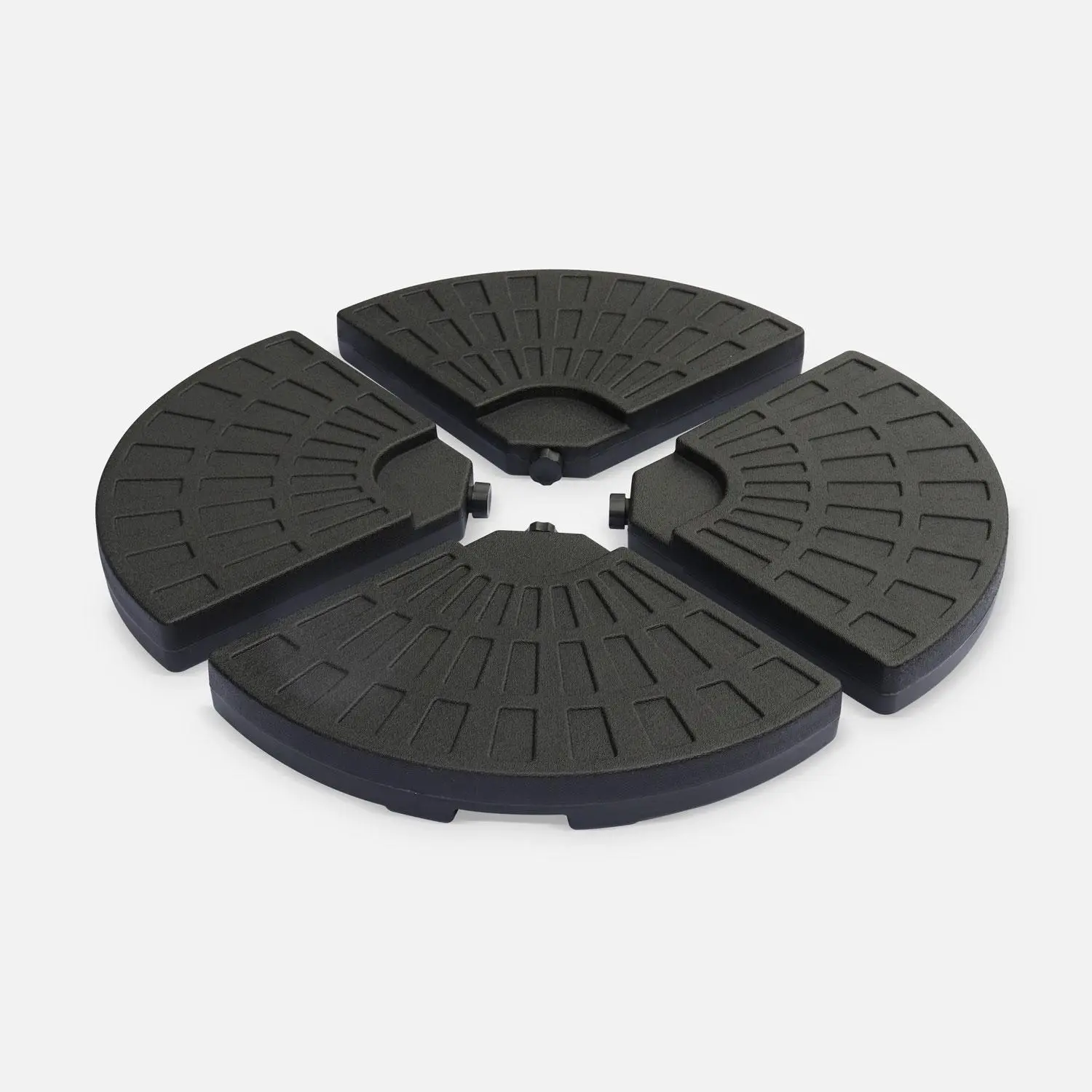 Dalle à lester pour parasol 48x48cm (lot de 4)