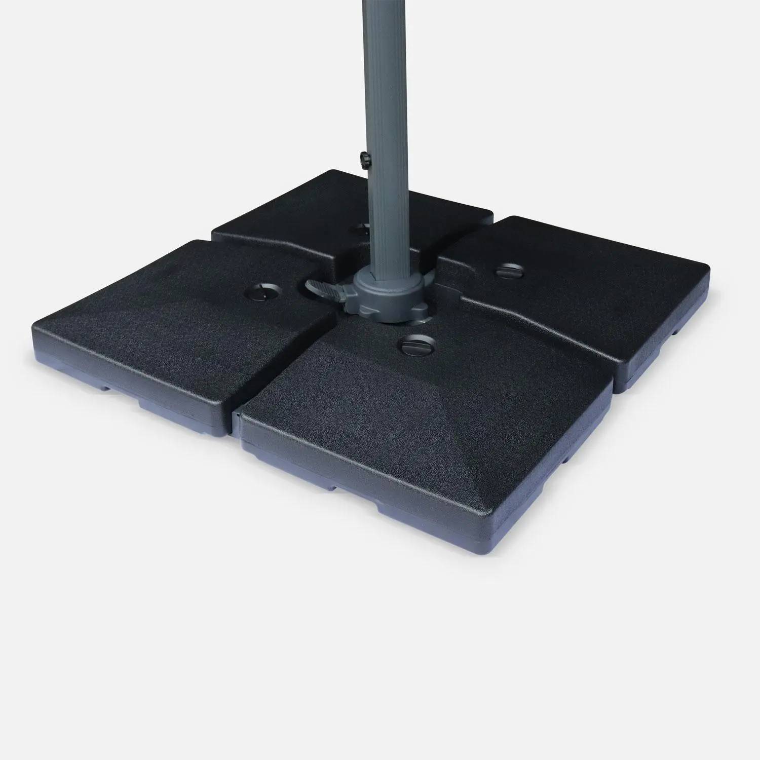 Dalle à lester pour parasol 51x51cm (lot de 4)
