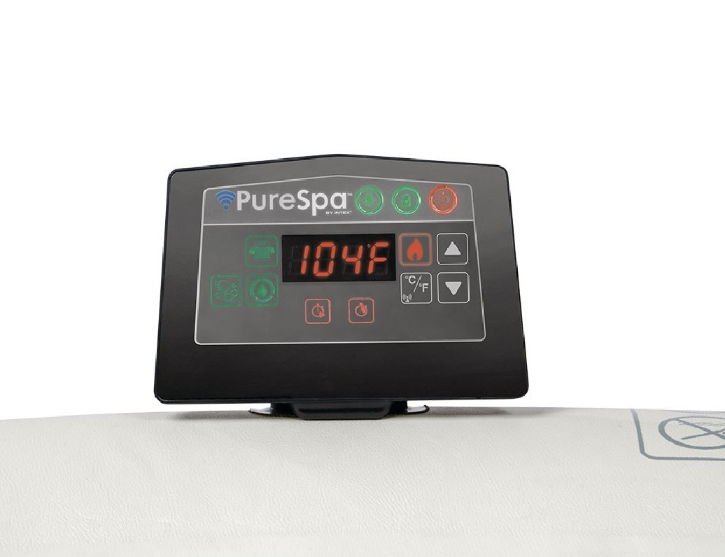 Spa Gonflable – INTEX – Galaxie 4 places + Couverture Thermique