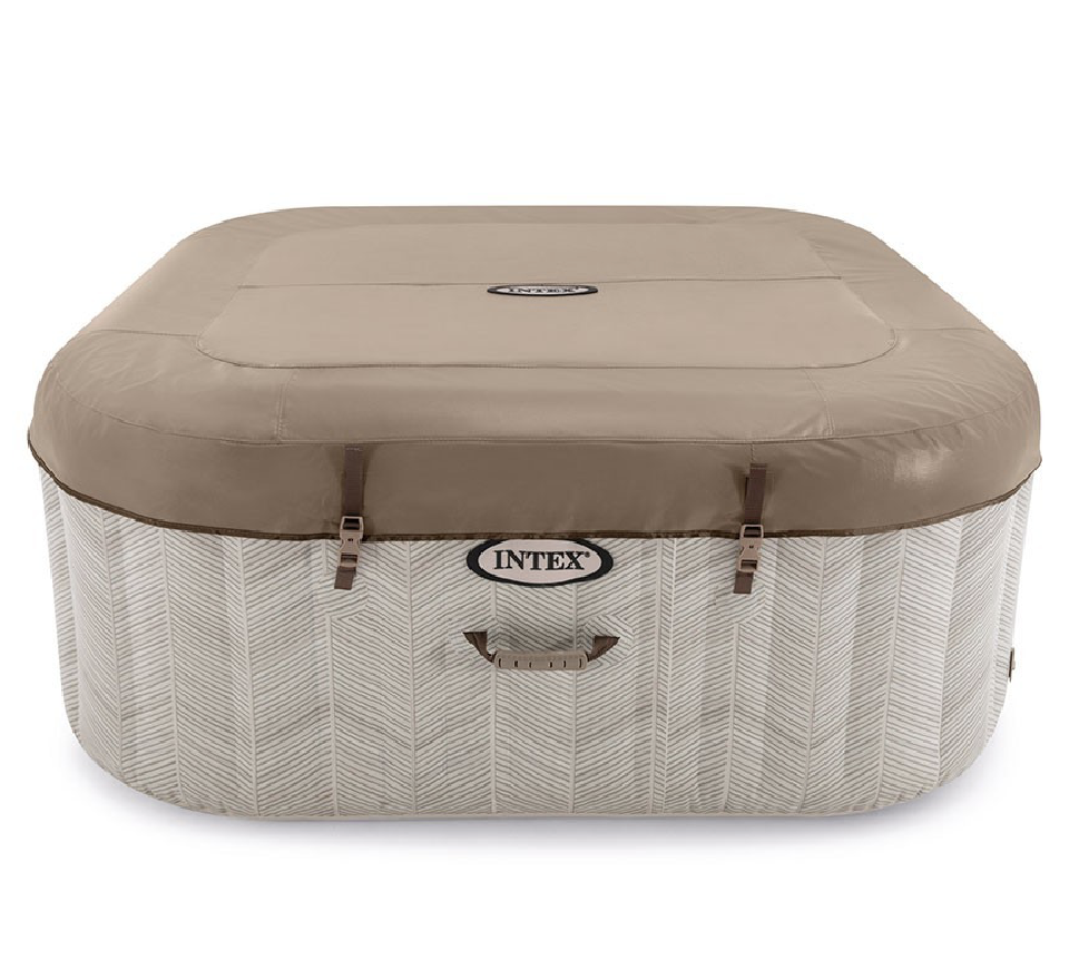 Spa Gonflable – INTEX – Chevron 4 places + Couverture Thermique – DESTOCKAGE