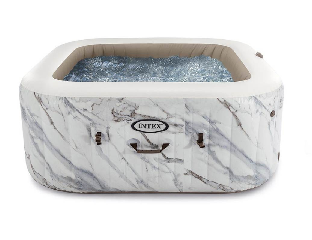 Spa Gonflable – INTEX – Calacatta 4 places + Couverture Thermique