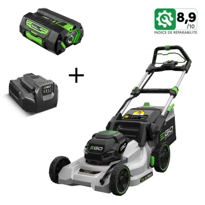 Tondeuse à batterie EGO LM1903E-SP avec batterie 5 Ah et chargeur - coupe 47 cm