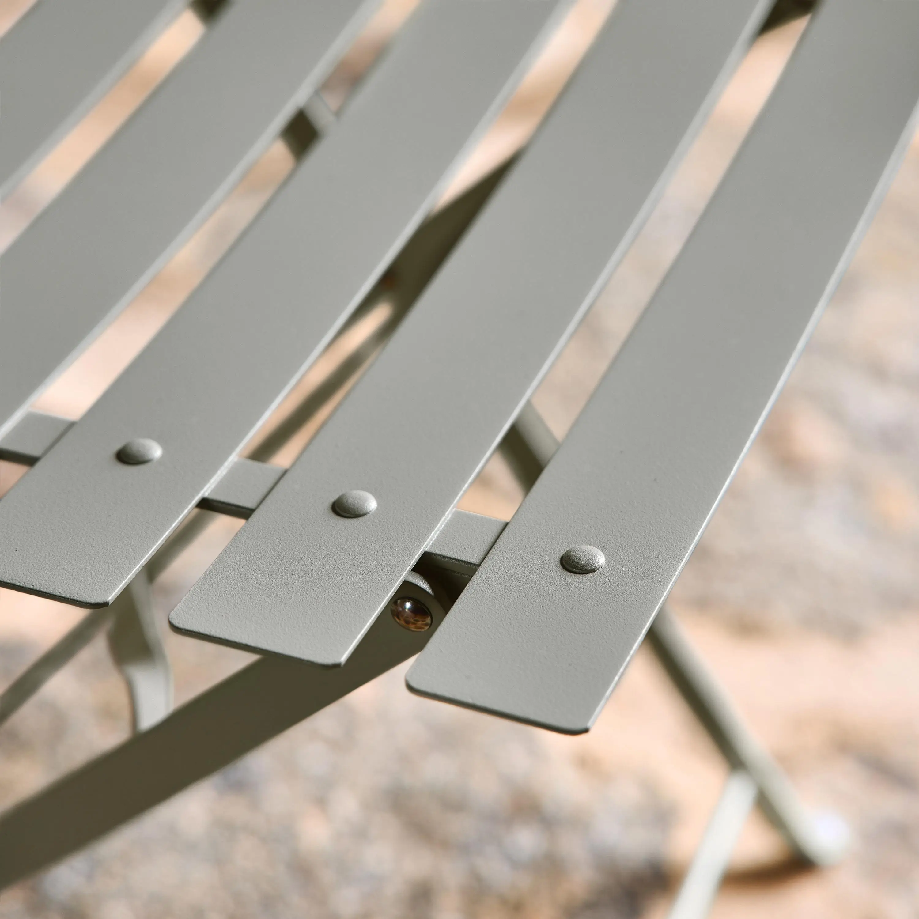 Chaise de jardin pliante métal (lot de 2)