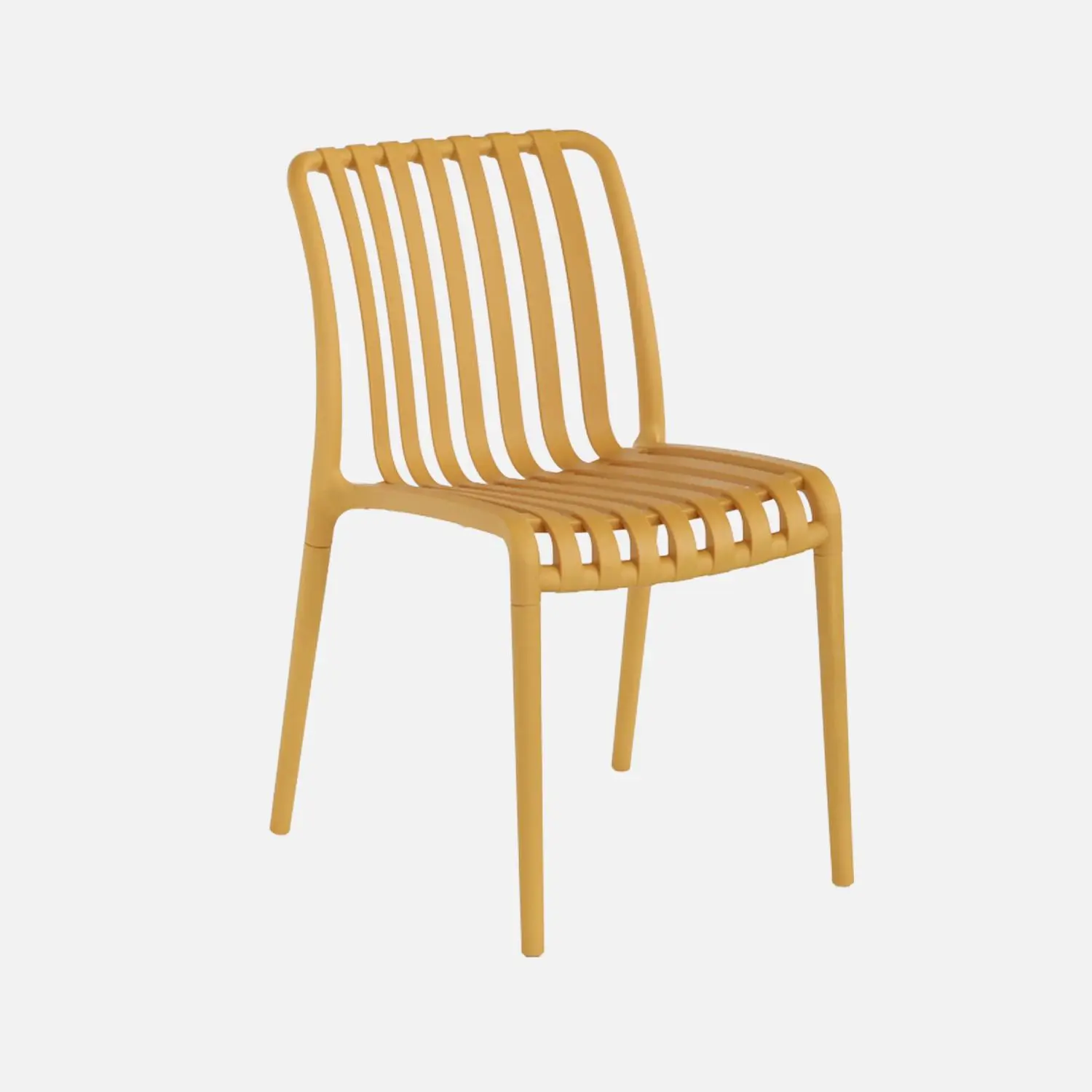 Chaise de jardin empilable plastique (lot de 4)