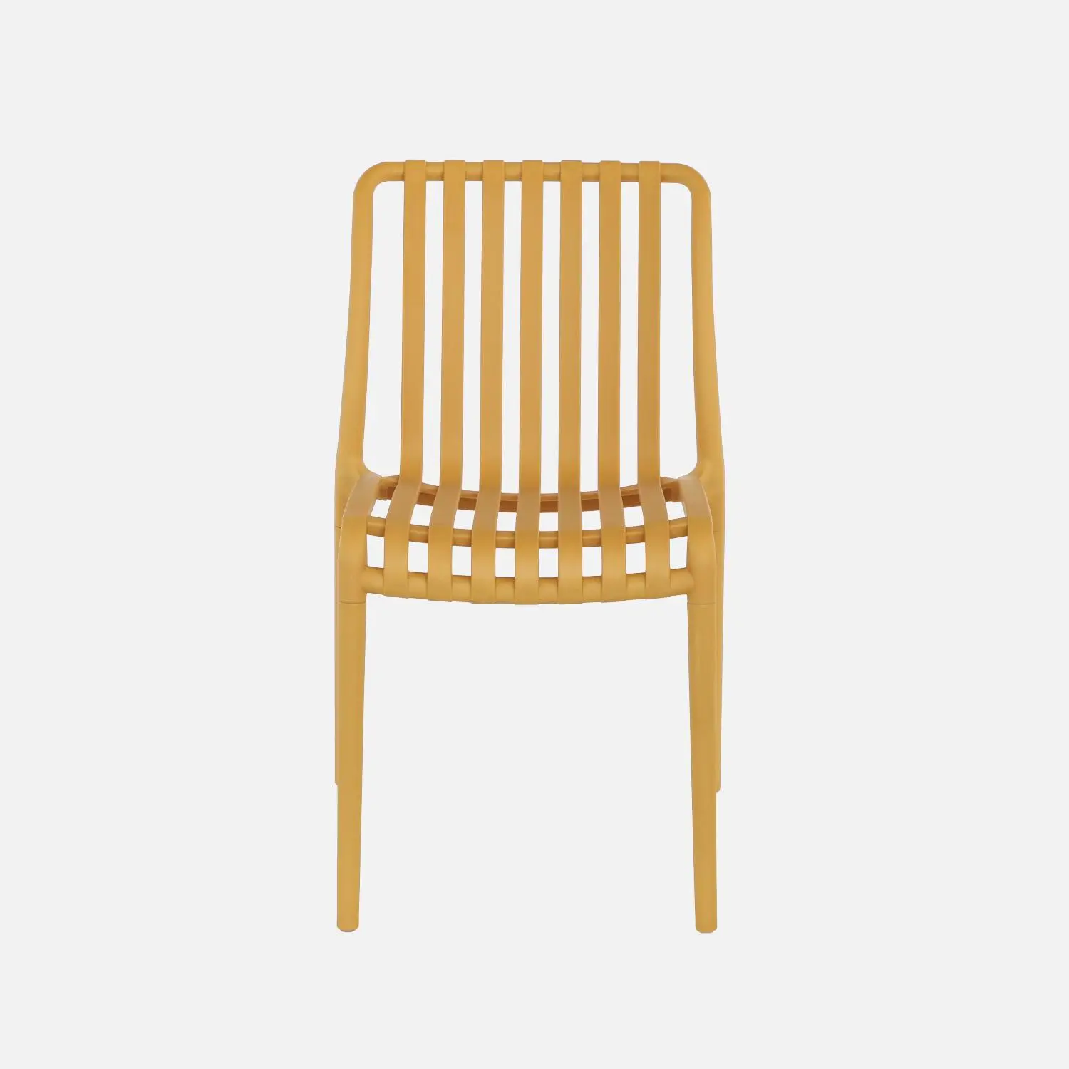 Chaise de jardin empilable plastique (lot de 4)