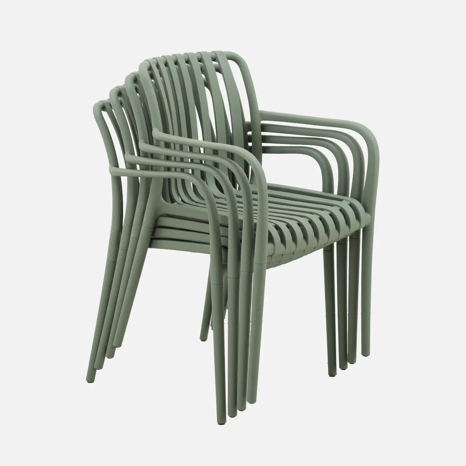 Fauteuil de jardin plastique (lot de 4)