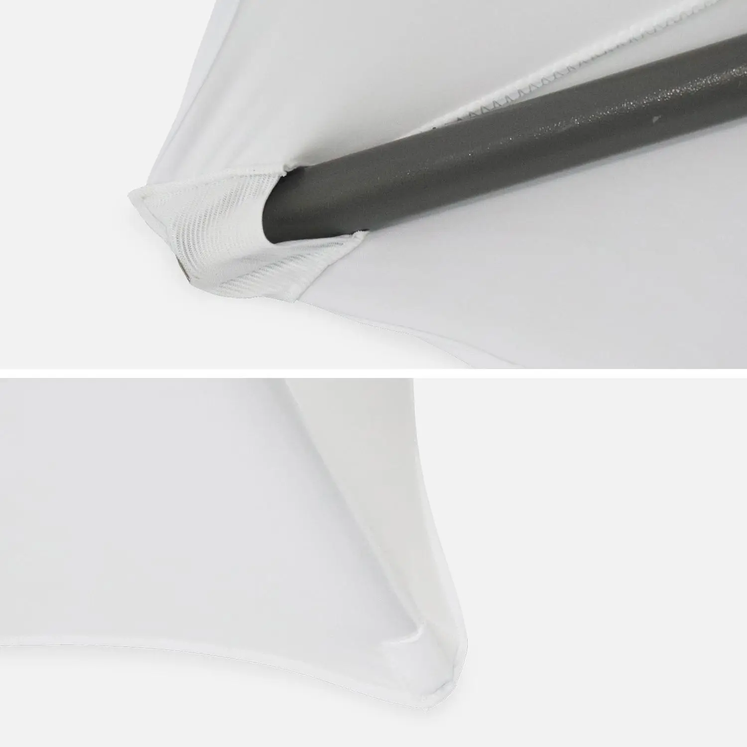 Table haute de réception pliante acier avec housse de protection (lot de 4)