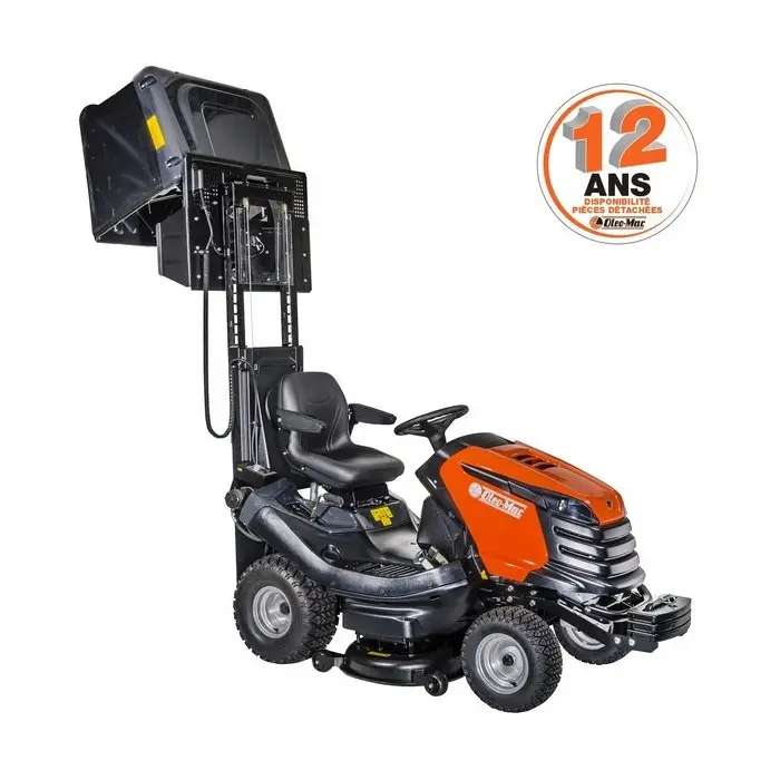 Tondeuse autoportée éjection AR / mulching Oleo-Mac OM106/24KH High Dump - coupe 106 cm