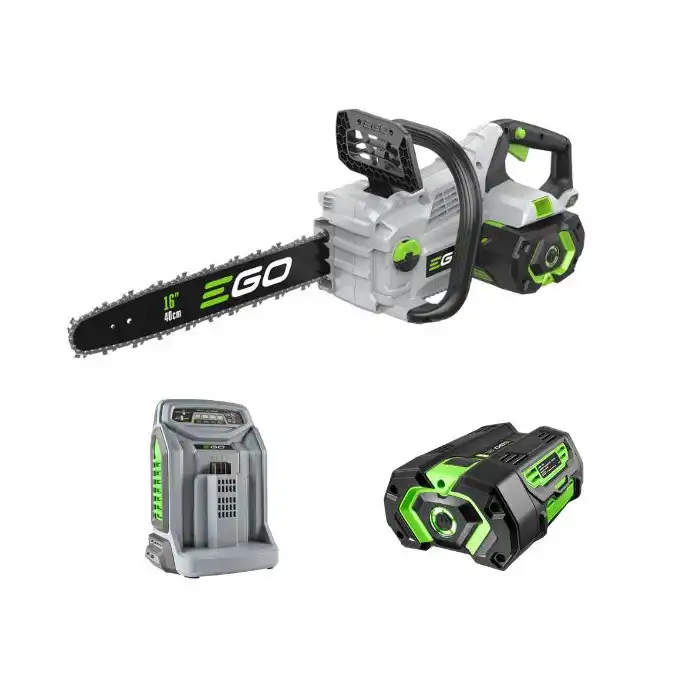 Tronçonneuse à batterie EGO CS1614E avec batterie 5 Ah et chargeur - coupe 40 cm