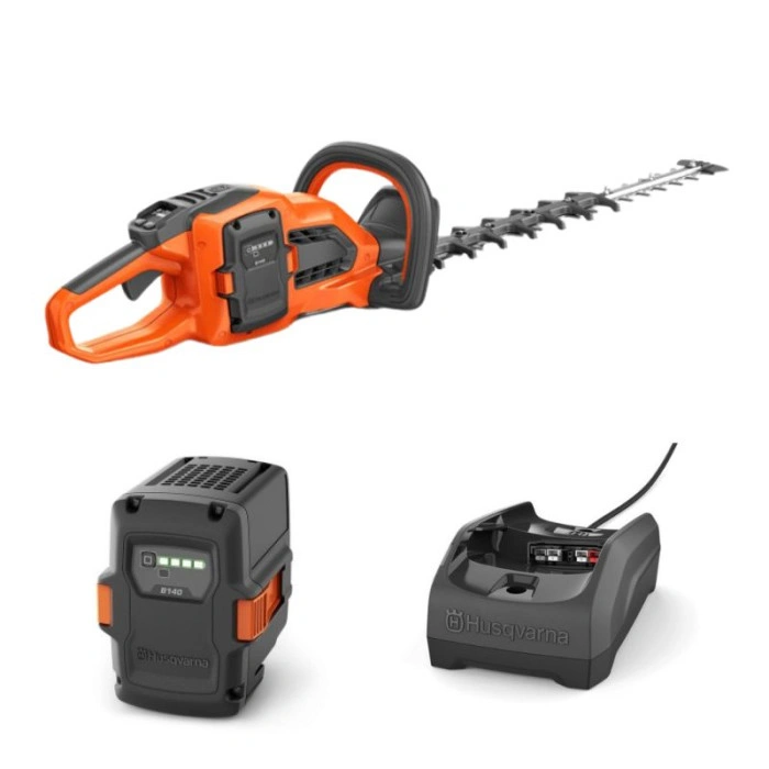 Pack taille-haie à batterie Husqvarna 322iHD60 + batterie 4Ah + chargeur