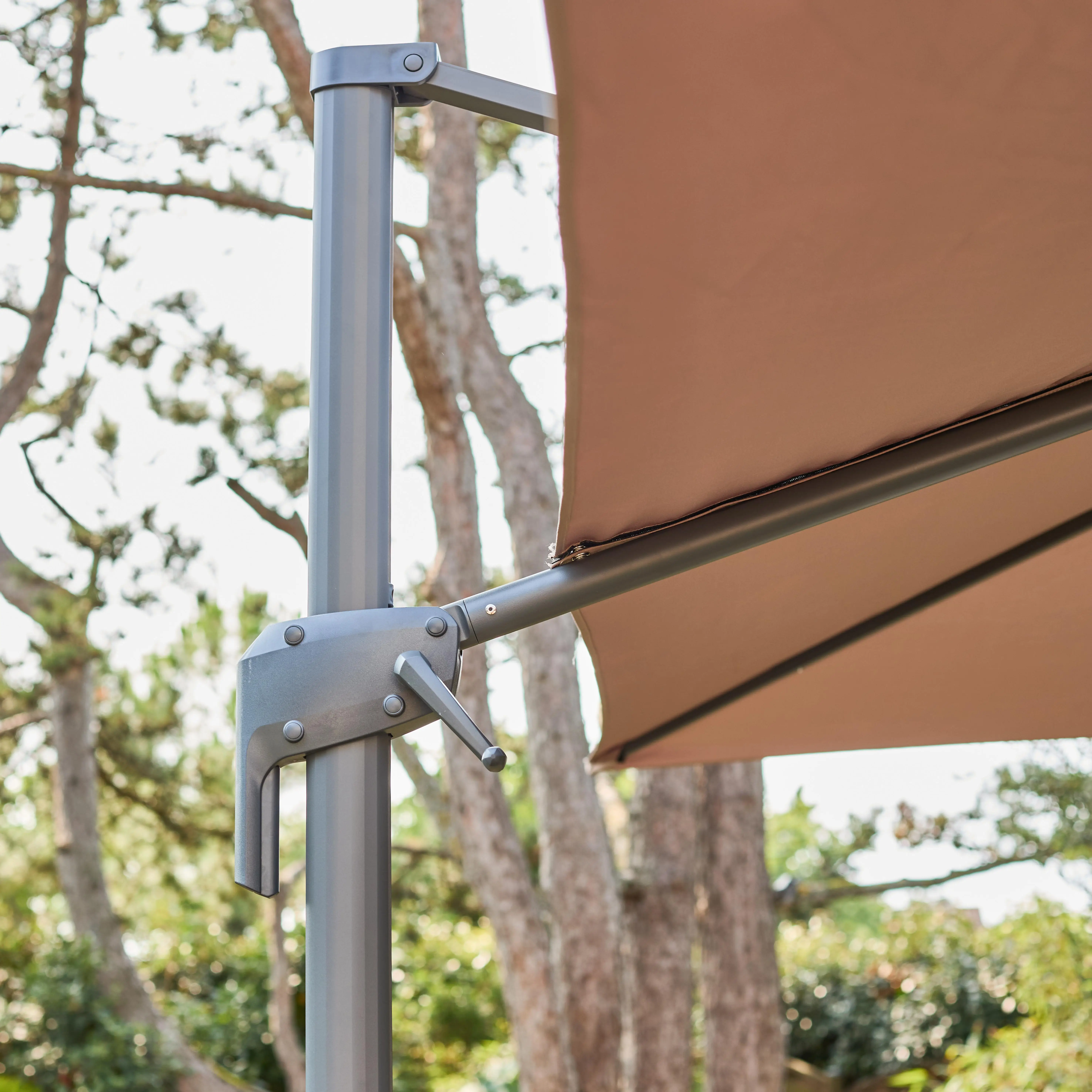Parasol déporté rectangulaire 3x4m