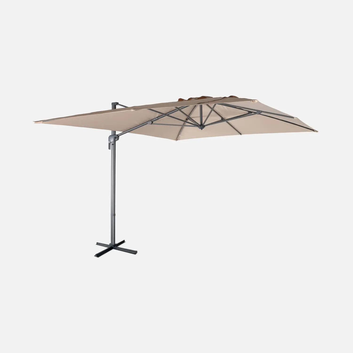 Parasol déporté rectangulaire 3x4m