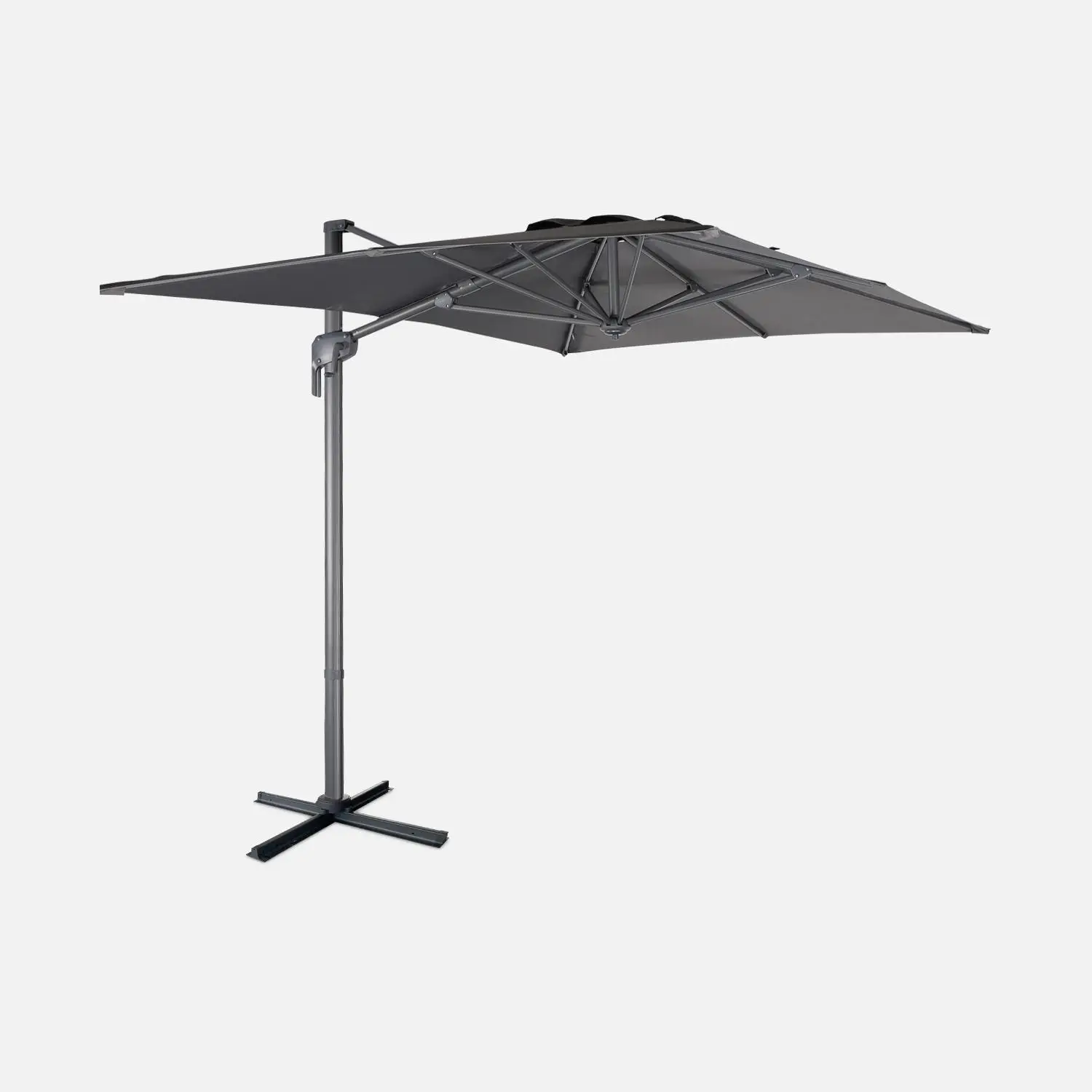 Parasol déporté rectangulaire 2x3m