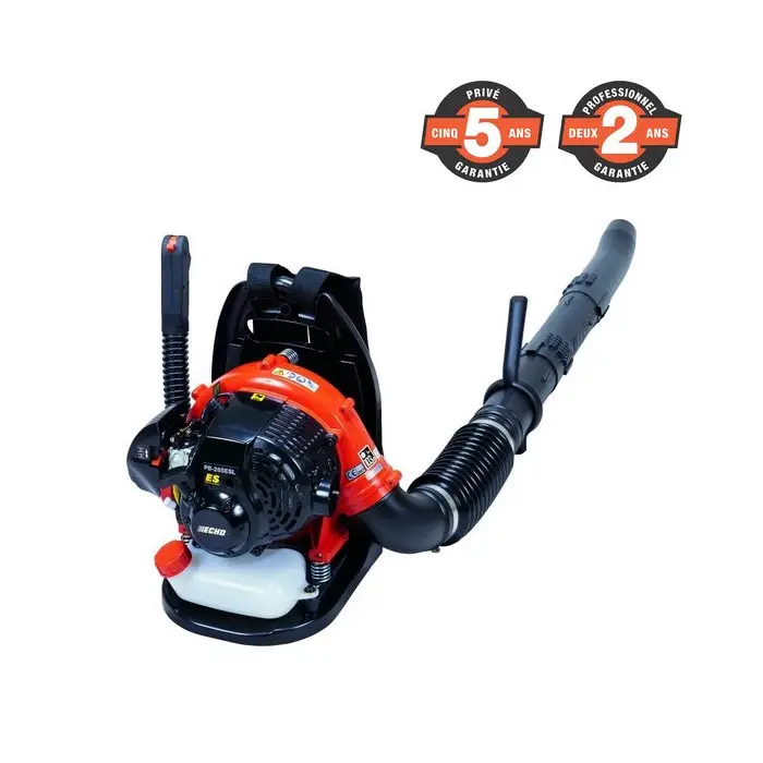 Souffleur de feuilles thermique à dos Echo PB265ESLT, moteur 25,4 cm³
