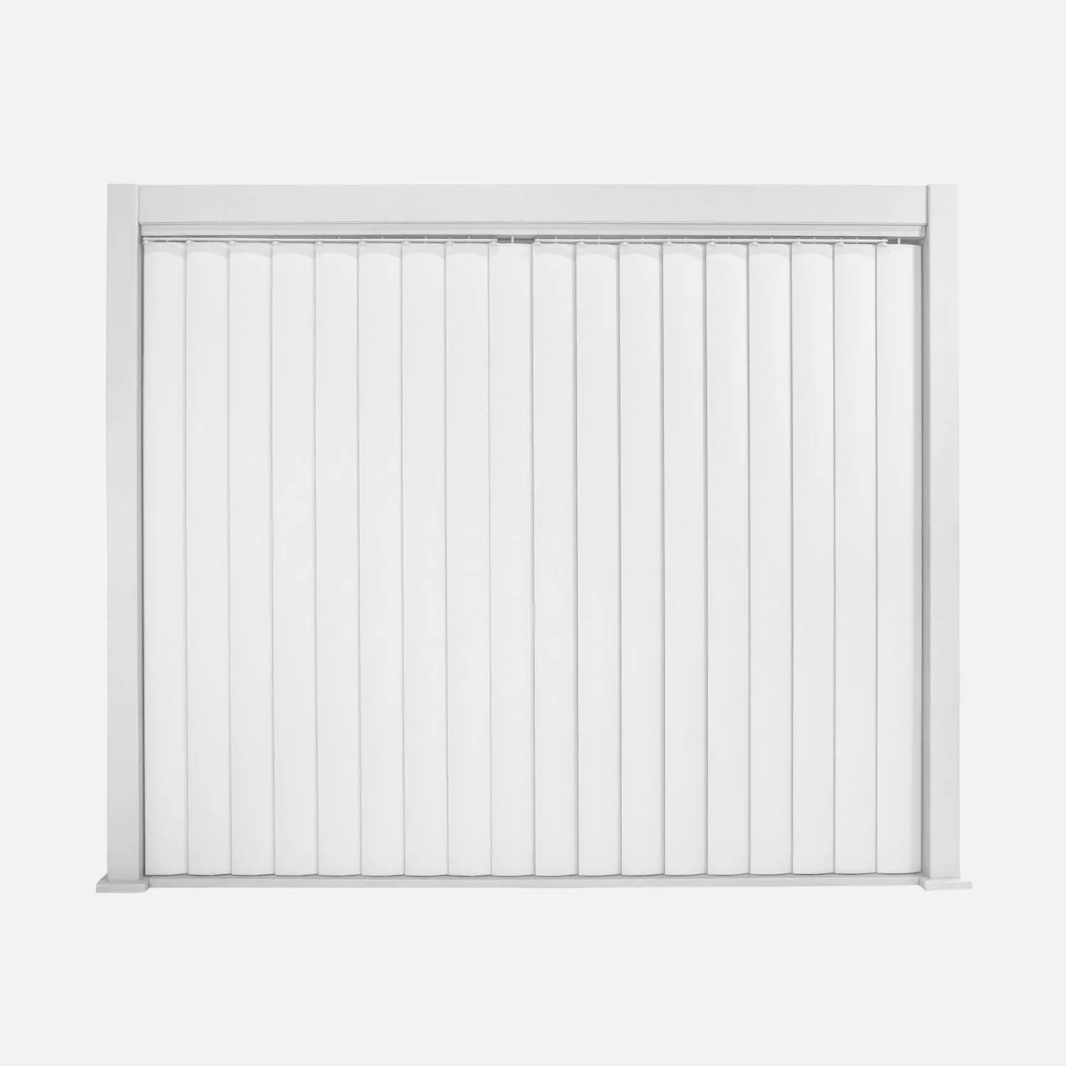 Pergola bioclimatique aluminium 4x3m + panneau vertical 3m Triomphe