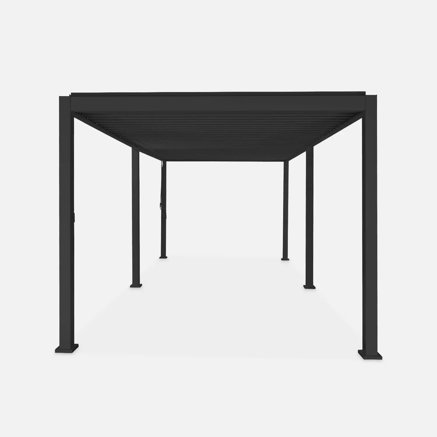 Pergola bioclimatique aluminium lames orientables 6x3m Triomphe