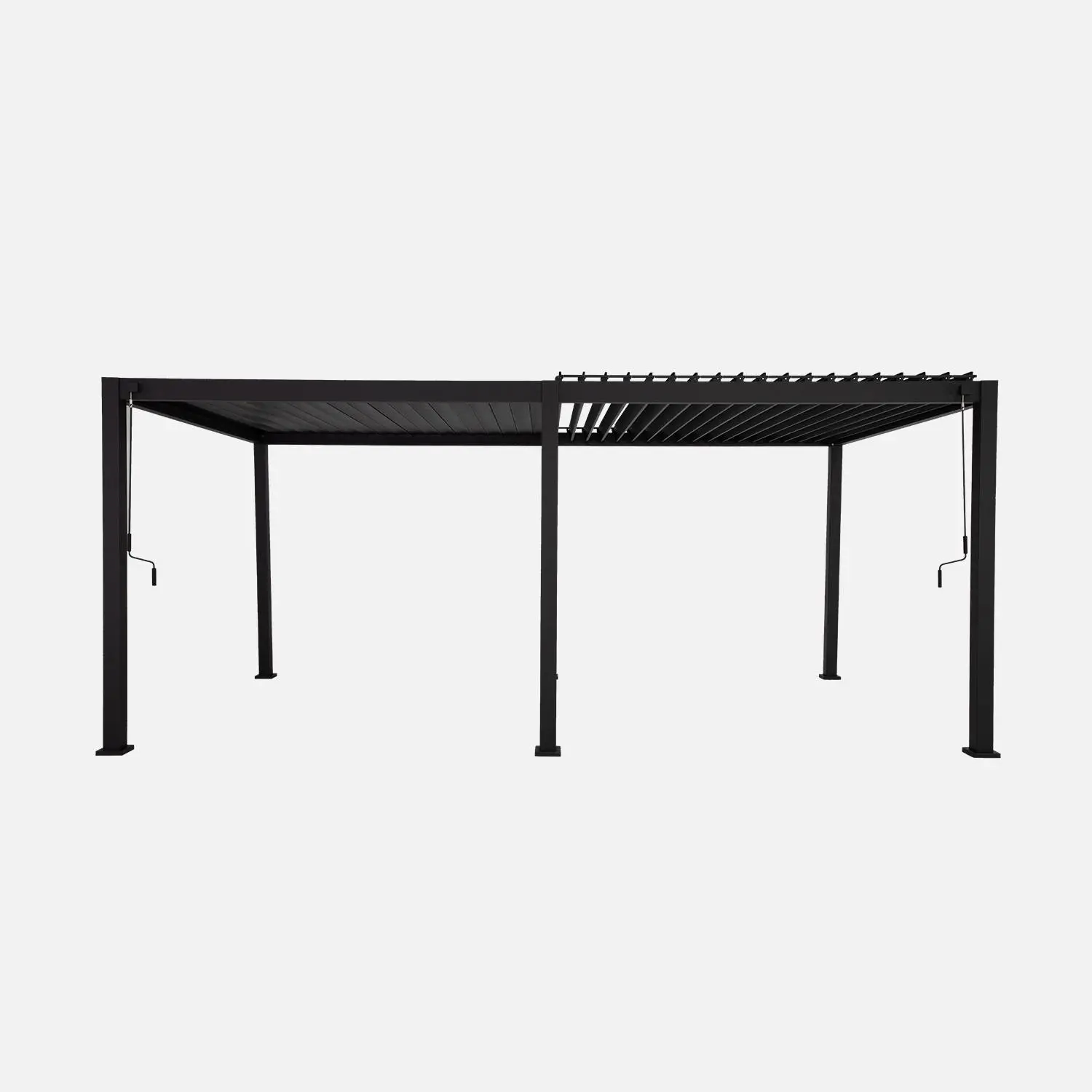 Pergola bioclimatique aluminium lames orientables 6x3m Triomphe