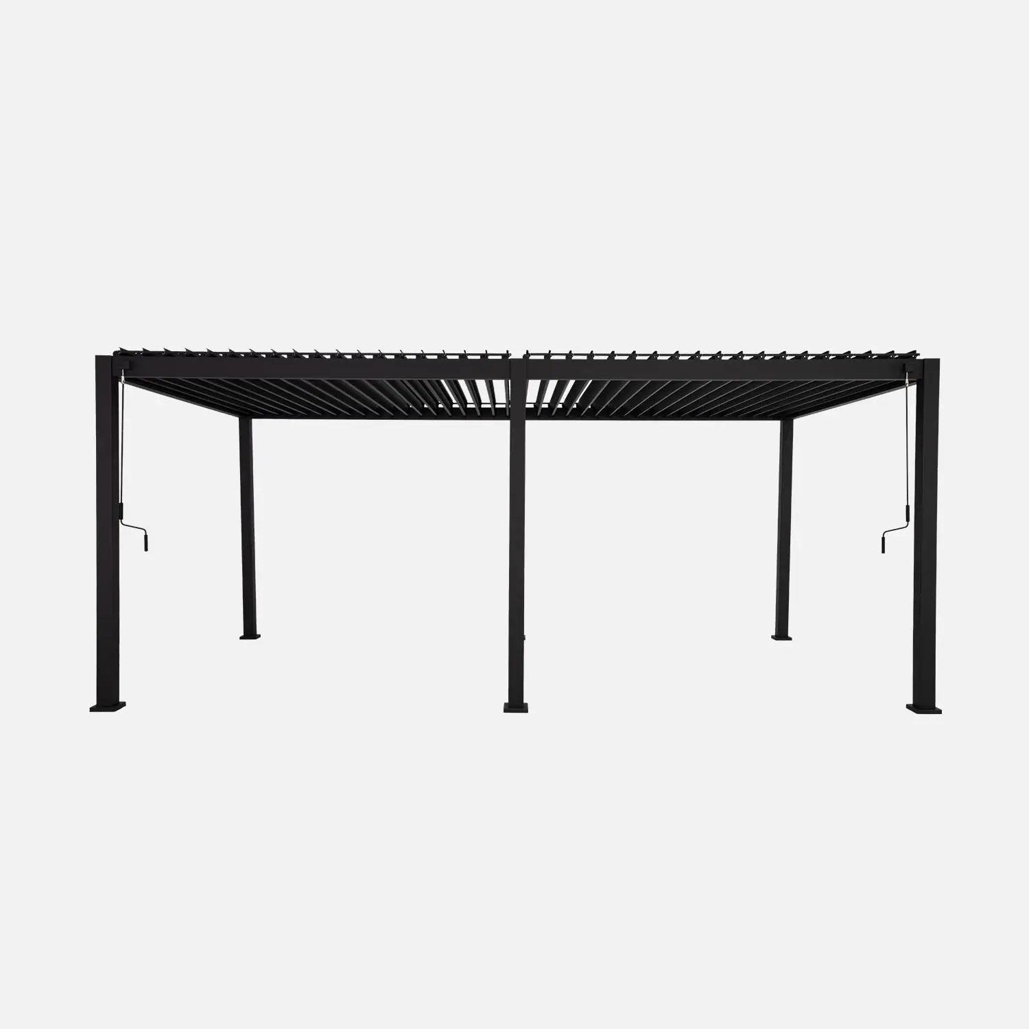 Pergola bioclimatique aluminium lames orientables 6x3m Triomphe