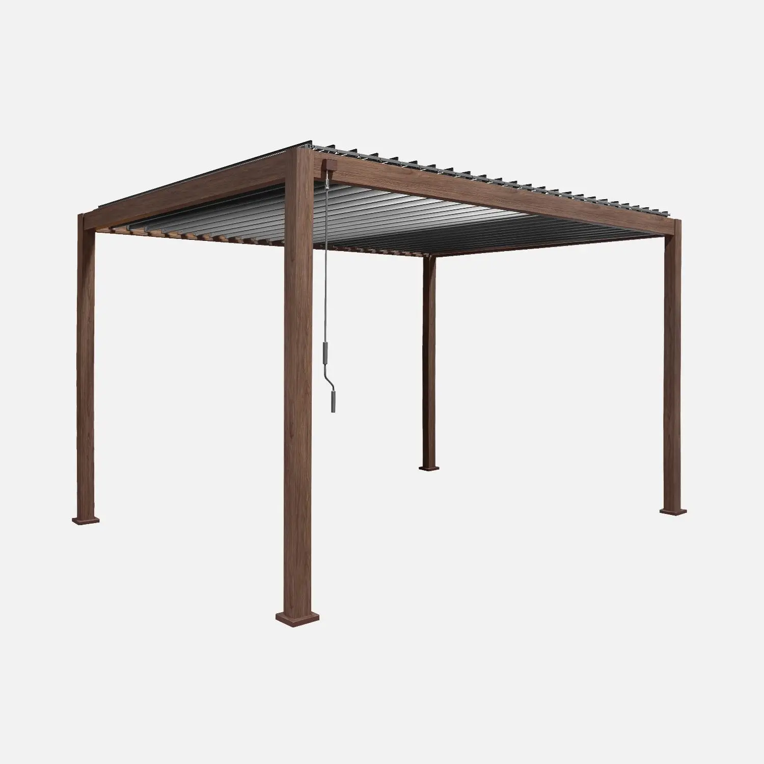 Pergola bioclimatique aluminium lames orientables 4x3m Triomphe