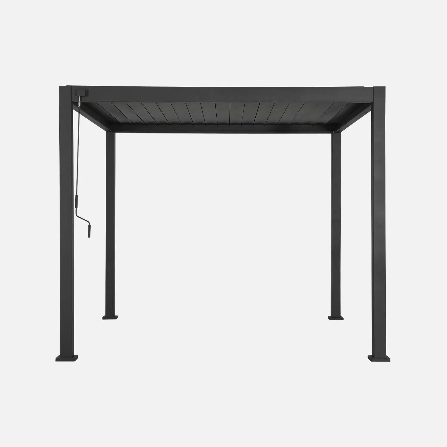 Pergola bioclimatique aluminium lames orientables 3x3m V2 Triomphe