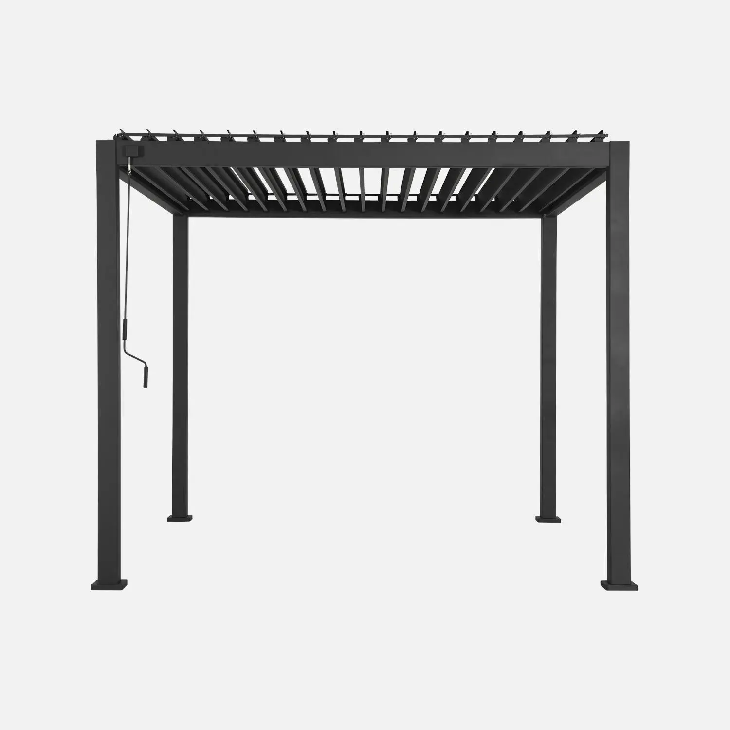 Pergola bioclimatique aluminium lames orientables 3x3m V2 Triomphe