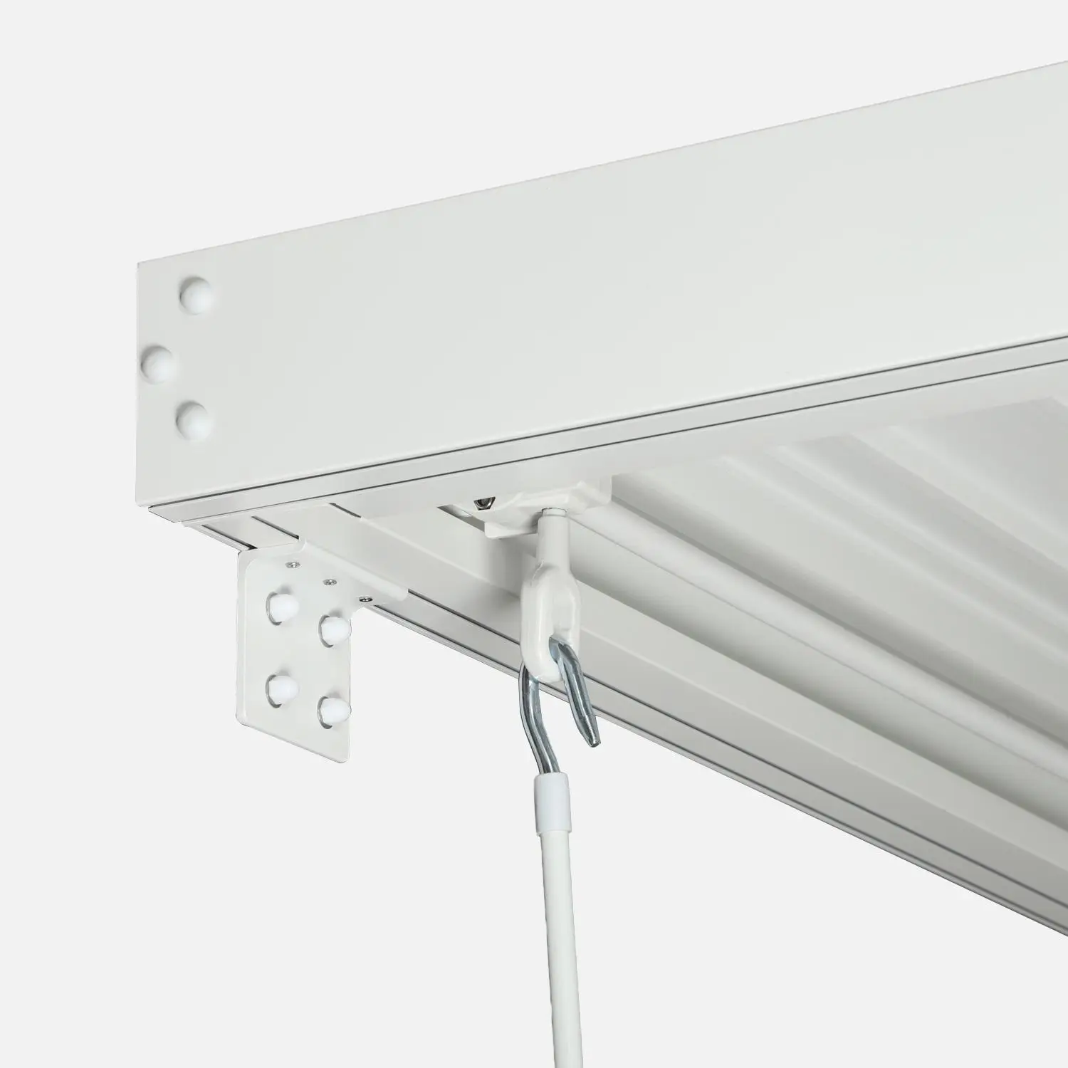 Pergola bioclimatique aluminium adossée lames orientables 3x3m Palace