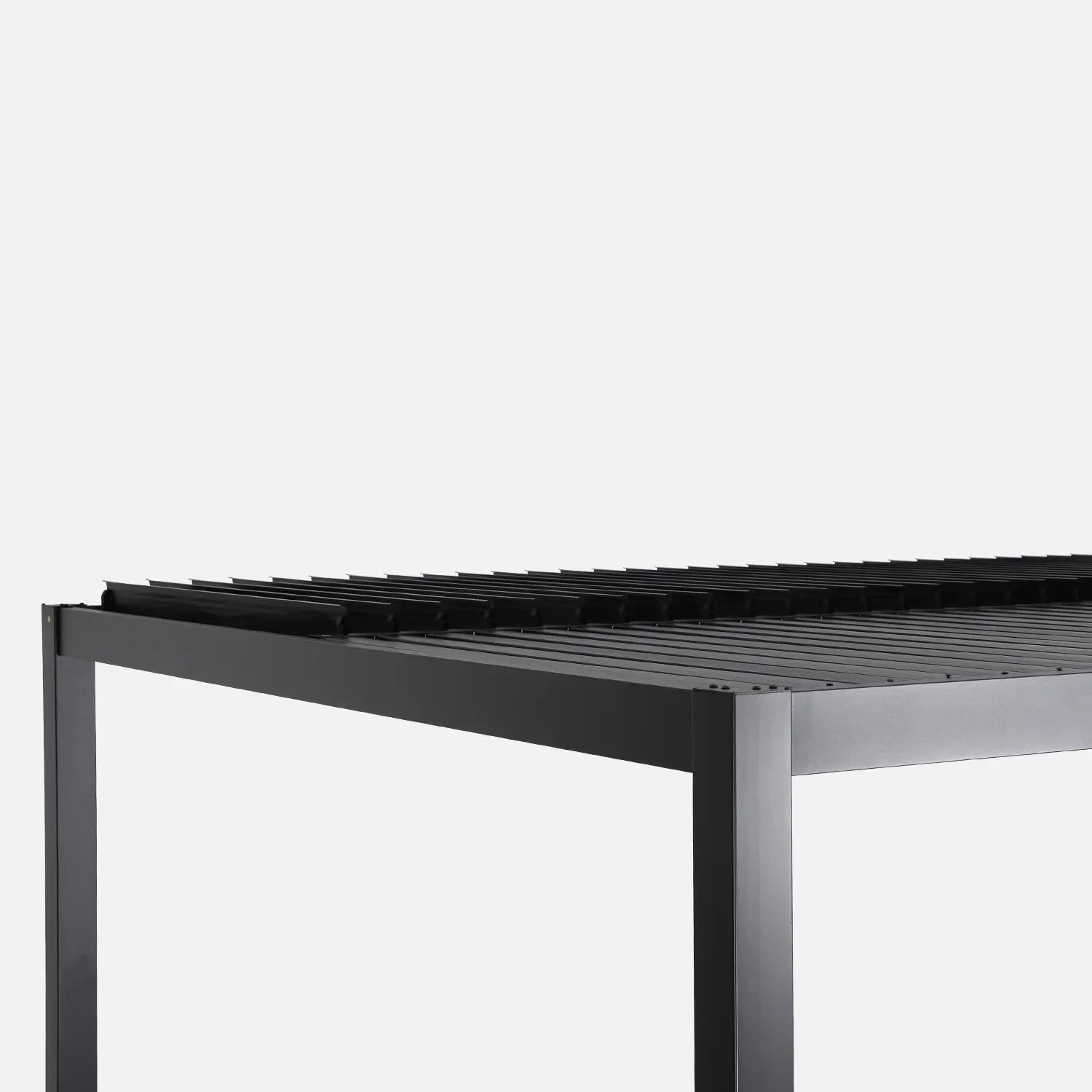 Pergola bioclimatique aluminium et acier lames orientables 4x3m Palace