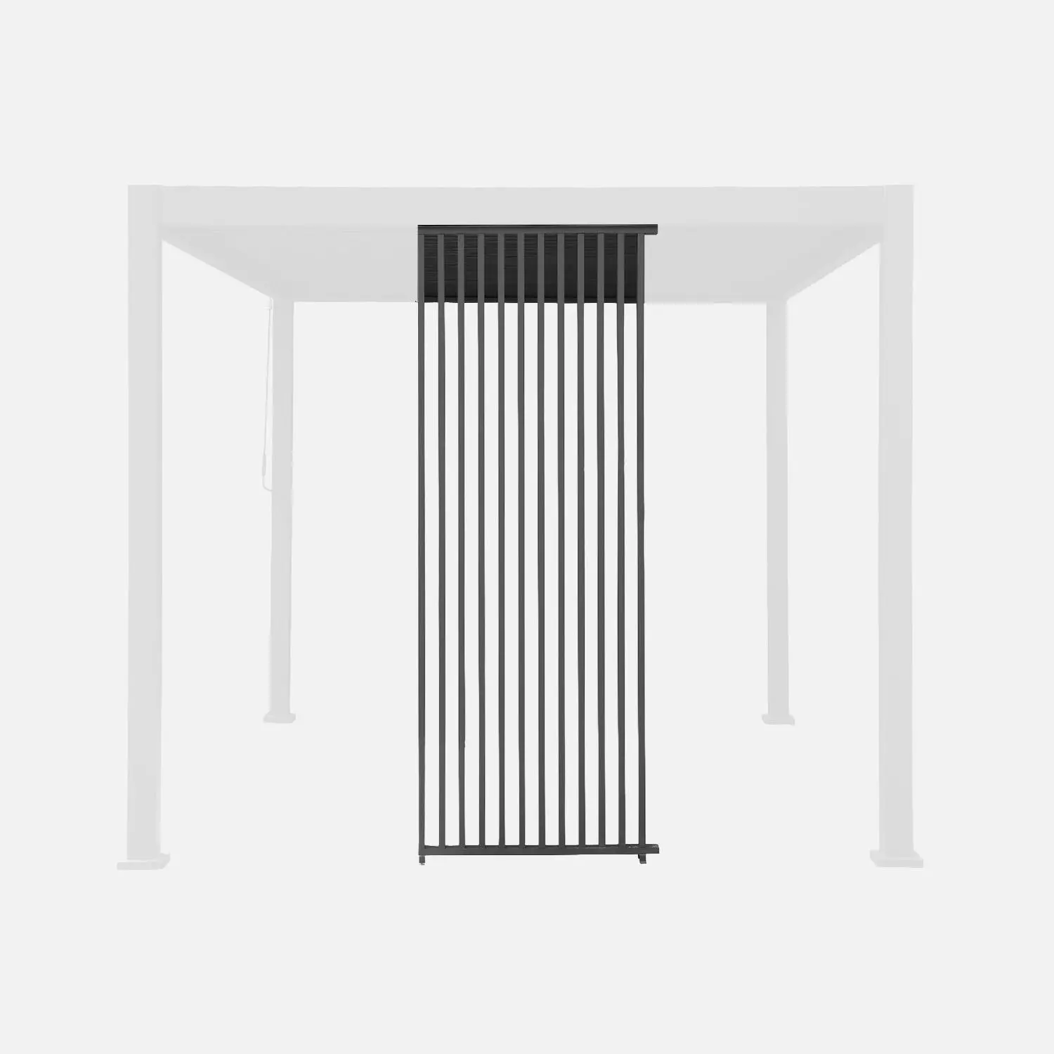 Persienne verticale 100cm pergola bioclimatique 3x3m 4x3m 6x3m Triomphe