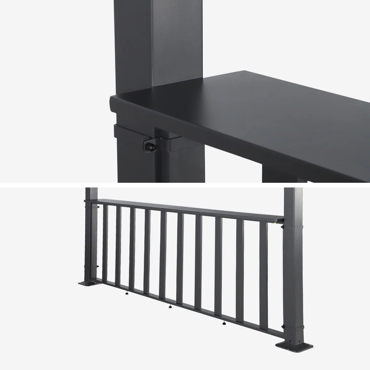 Bar 3m pour pergola bioclimatique aluminium Palace
