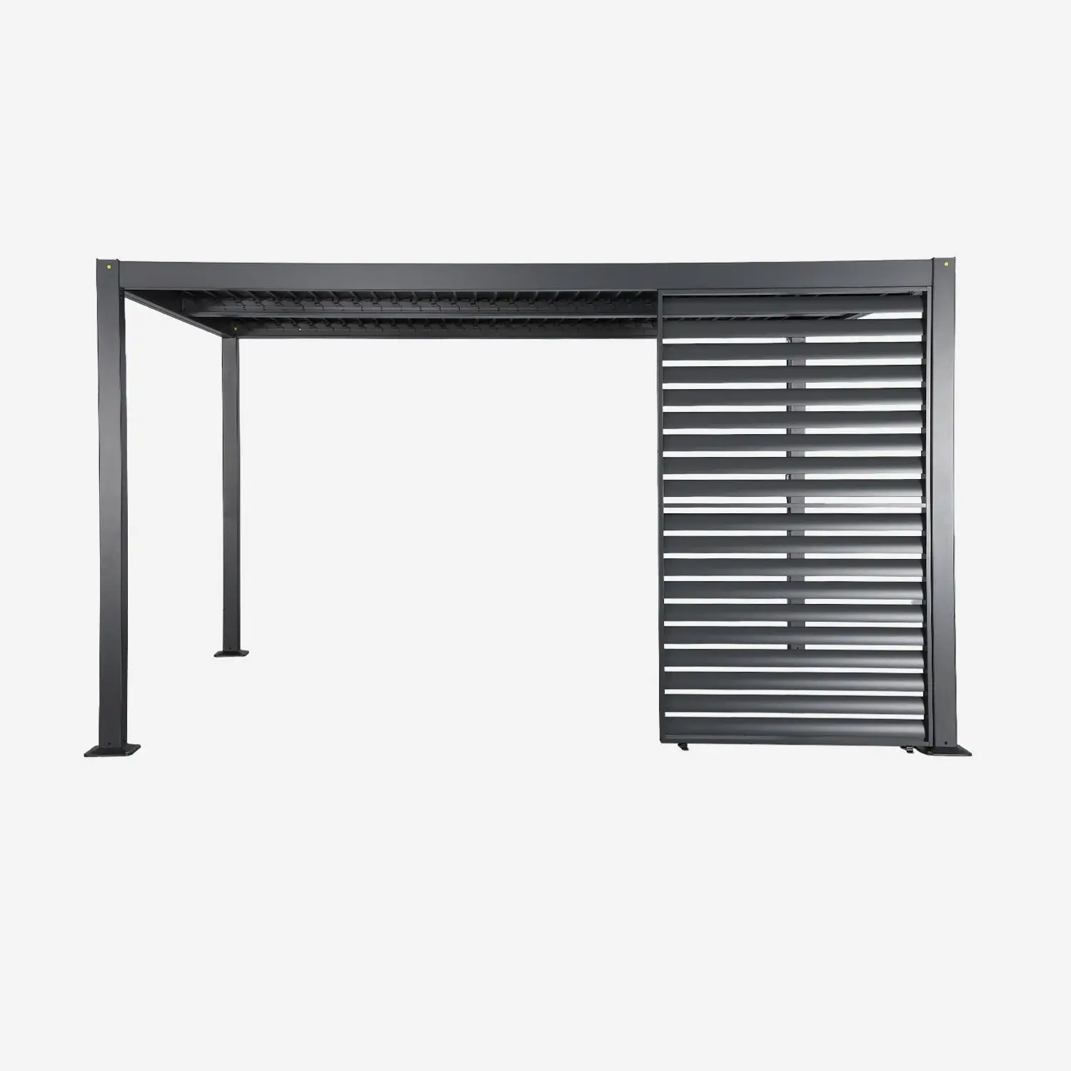 Persienne 130cm pour pergola bioclimatique aluminium Palace