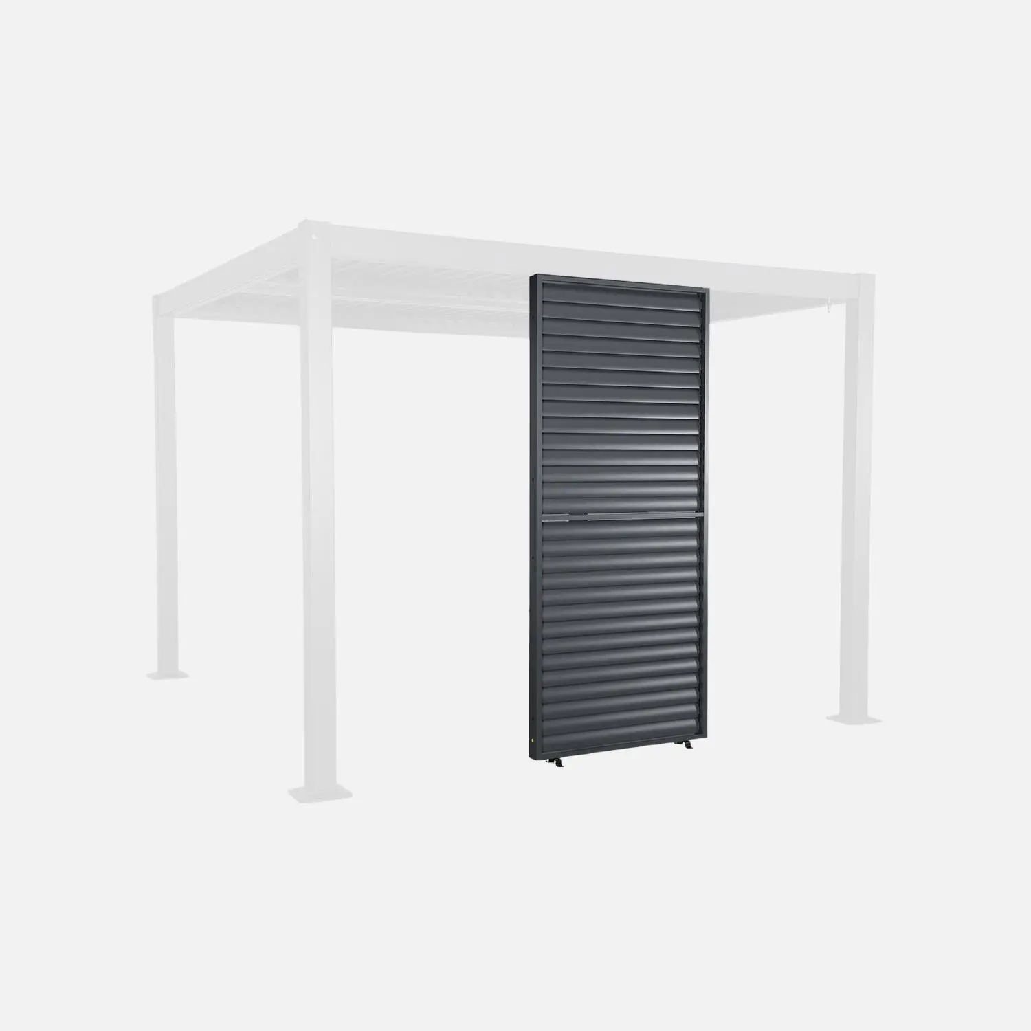 Persienne à lames orientables 100cm pour pergola bioclimatique aluminium Palace