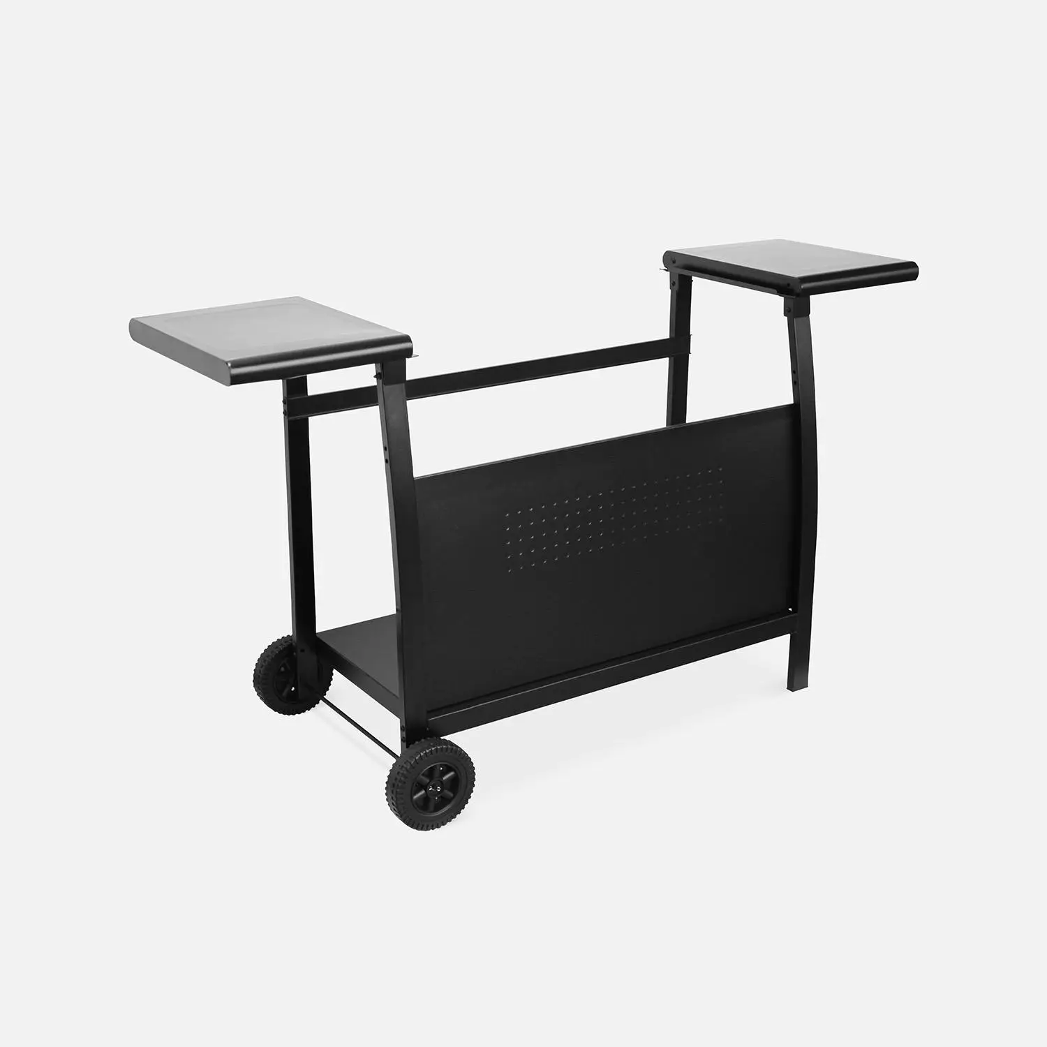 Plancha gaz 4 brûleurs inox 10kW avec chariot et ustensiles