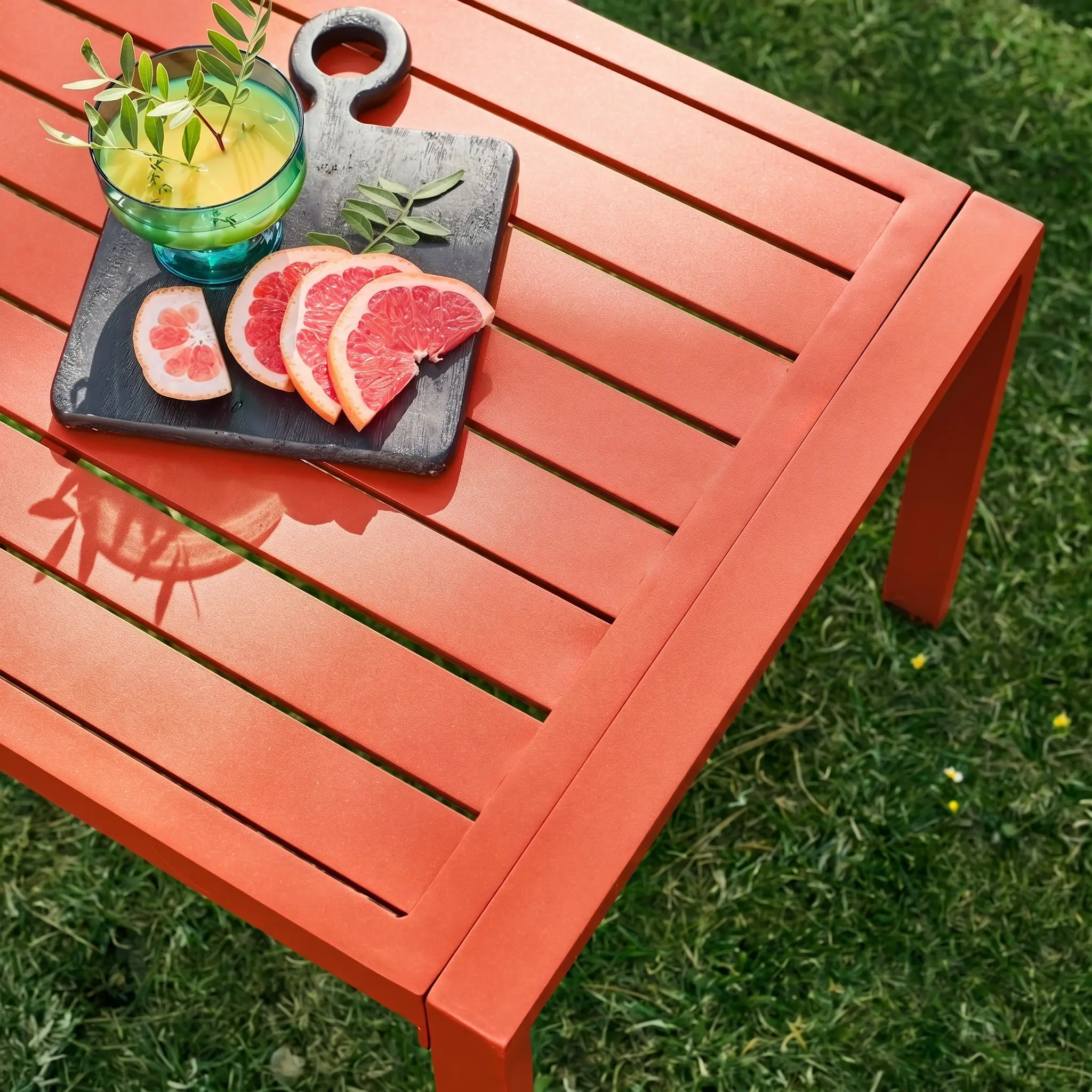 Salon de jardin aluminium 4 places