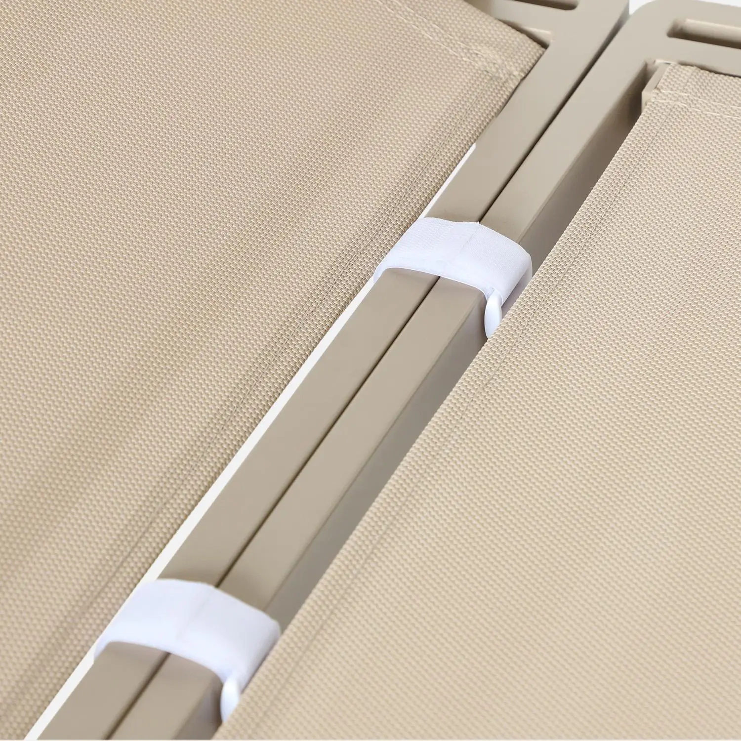 Salon de jardin modulable aluminium 4 places