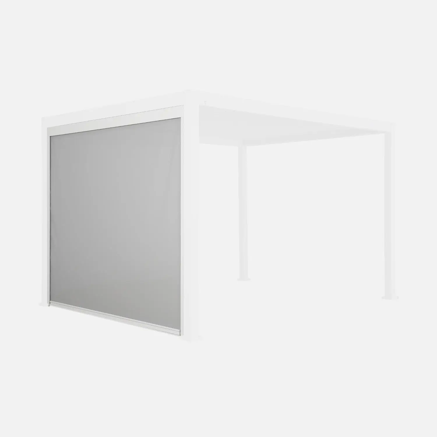 Store latéral 3m pour pergola bioclimatique aluminium 3x3m V2 4x3m 6x3m Triomphe
