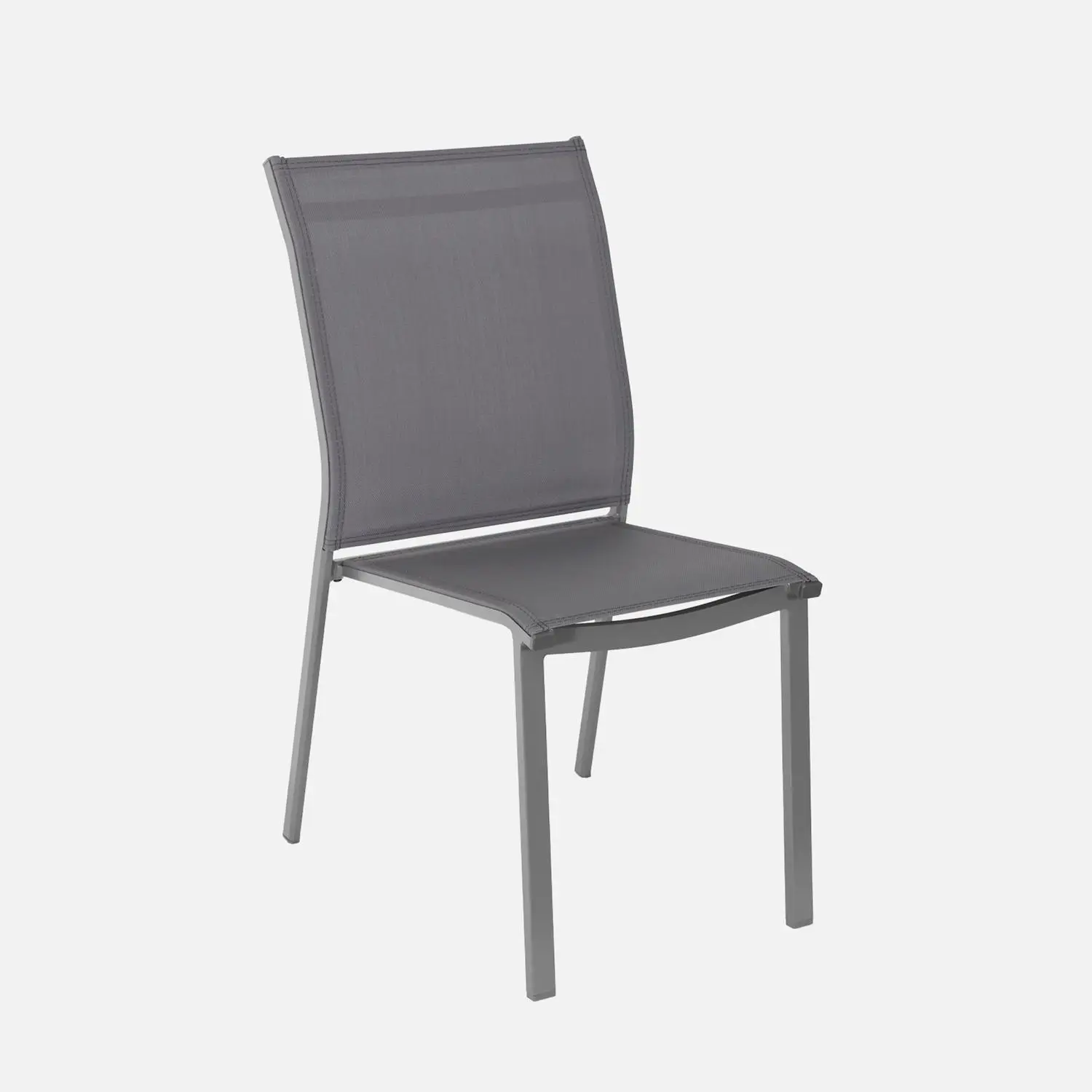 Table de jardin aluminium + 8 assises