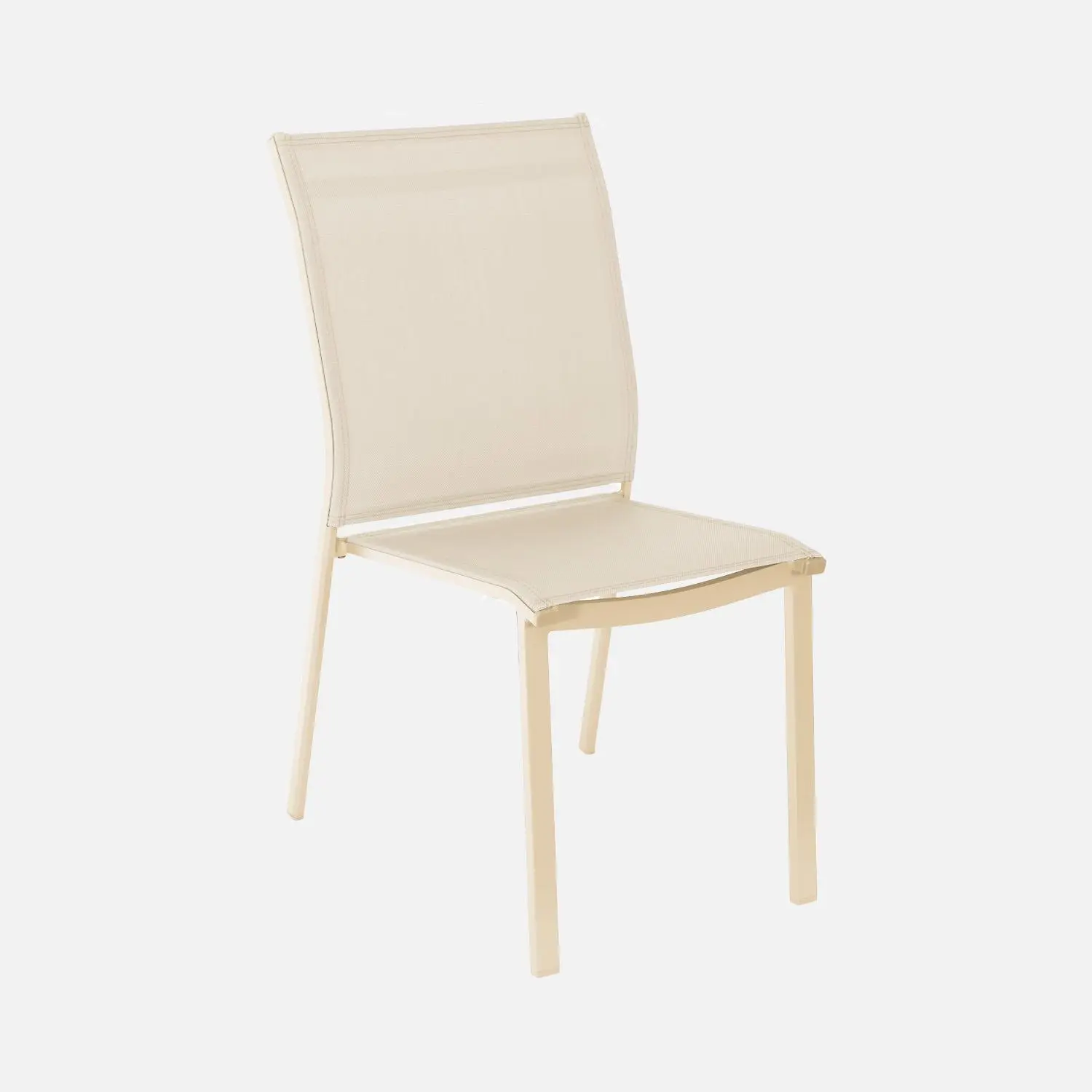Table de jardin extensible aluminium + 12 assises
